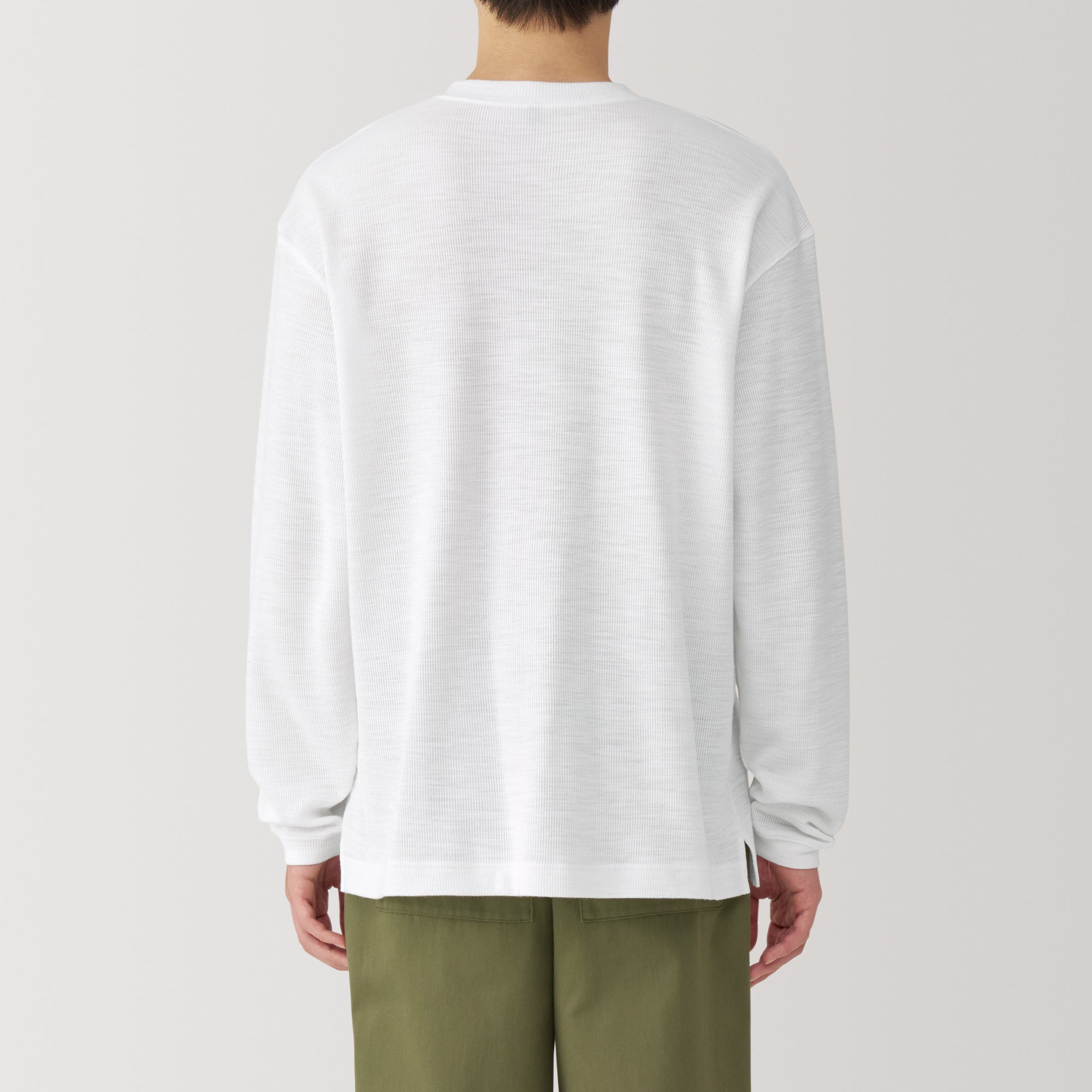 Men's Waffle Henry Neck T-Shirt