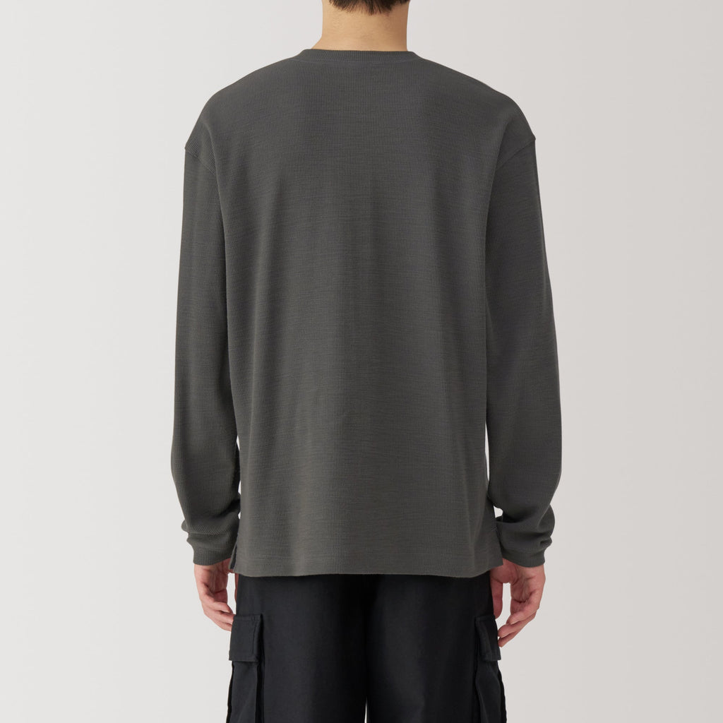 Men's Waffle Henry Neck T-Shirt