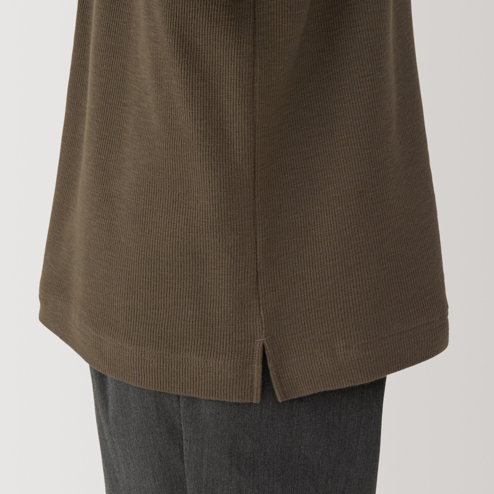 Men's Waffle Henry Neck T-Shirt