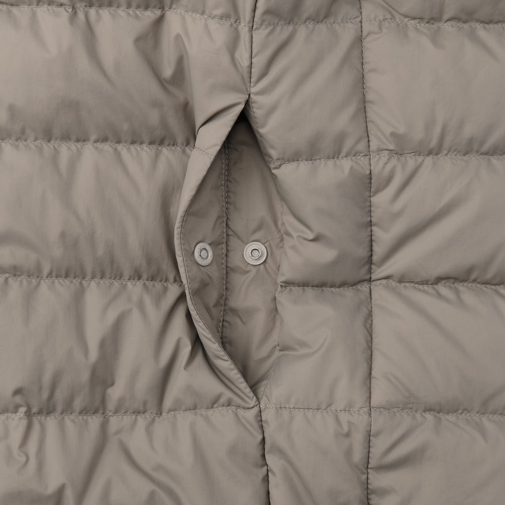 Men's Lightweight Down Collarless Jacket
