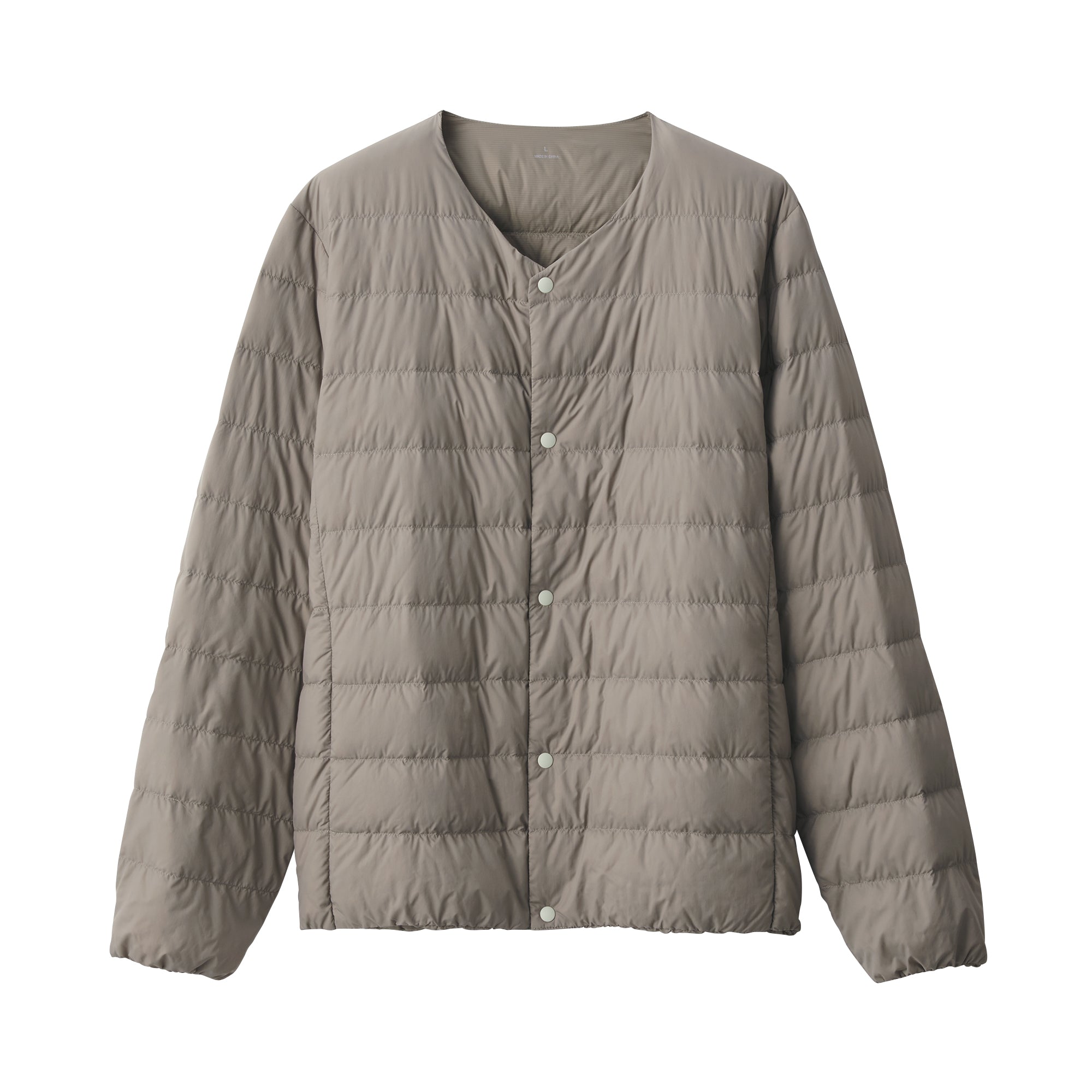 Men's Lightweight Down Collarless Jacket