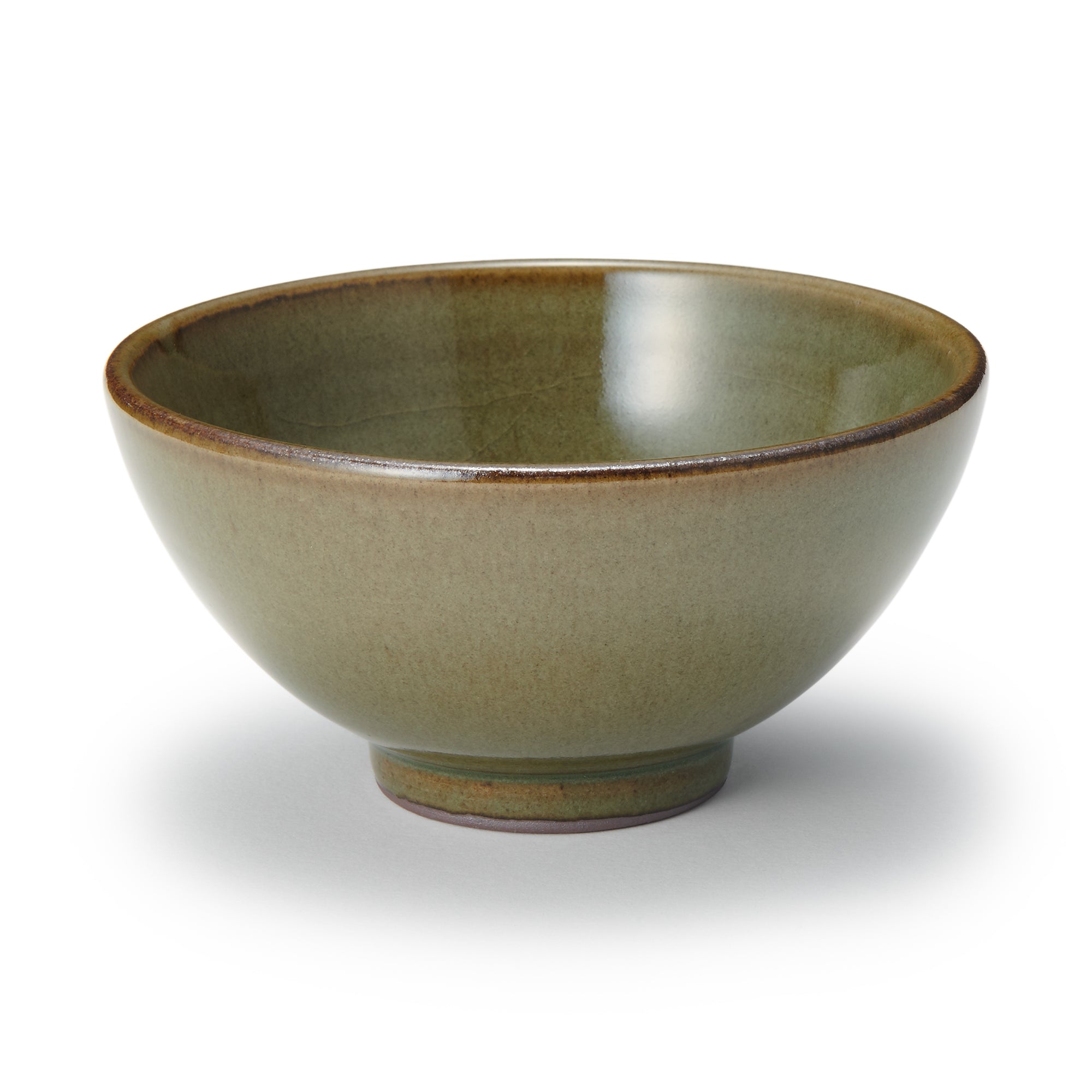 Banko Ware Rice Bowl - Glass Glaze 4.8