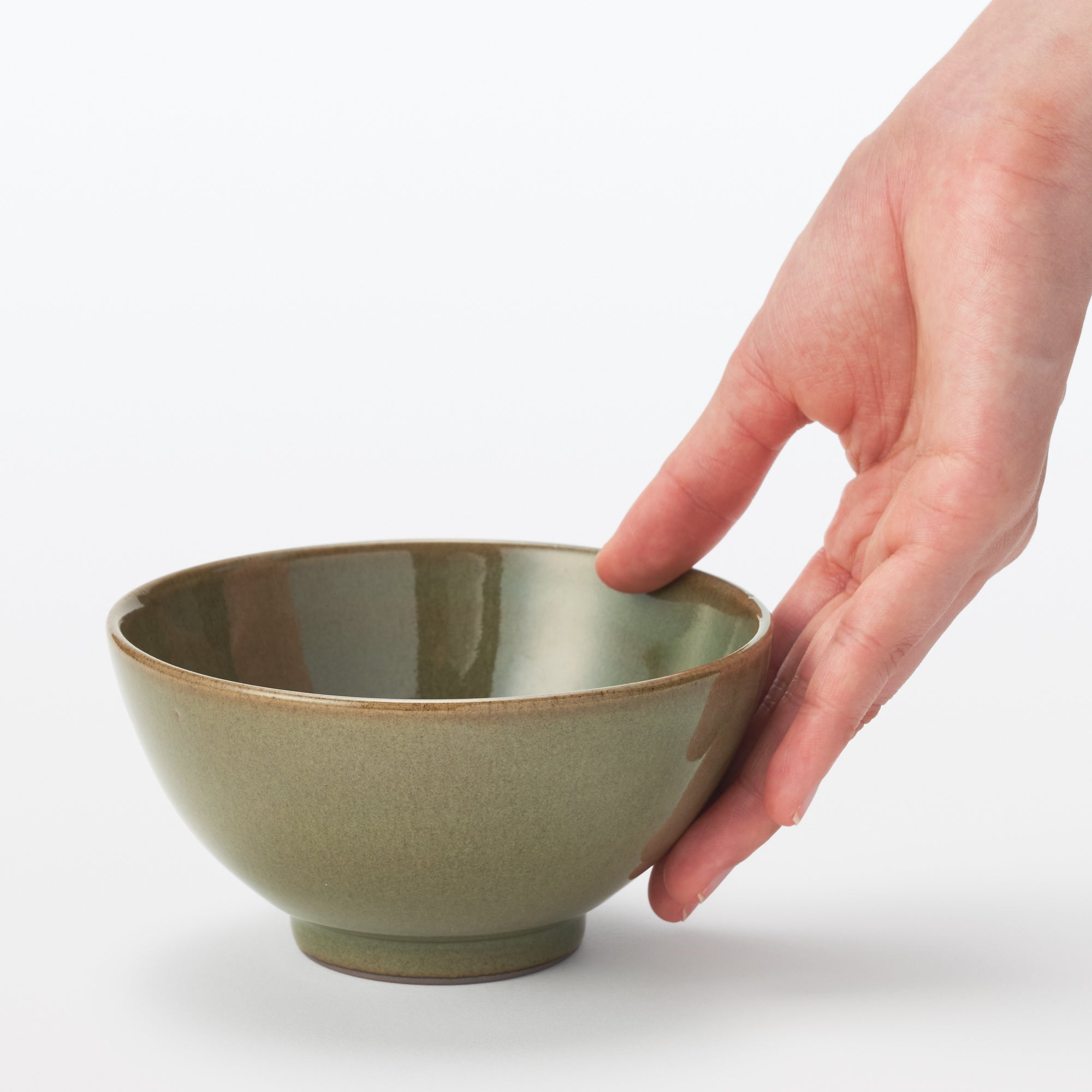 Banko Ware Rice Bowl - Glass Glaze 5.2