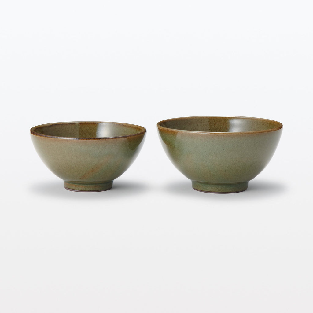 Banko Ware Rice Bowl - Glass Glaze 5.2