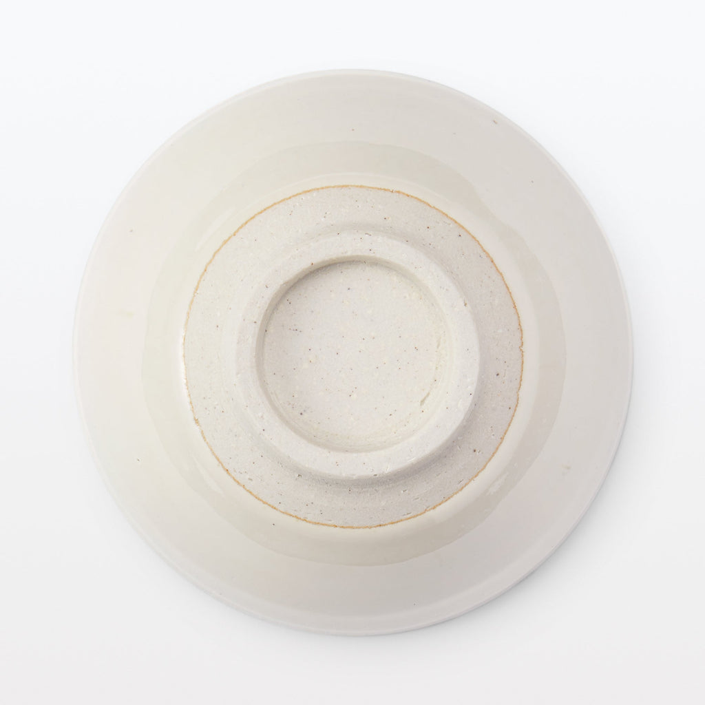 Mino Ware Round Small Rice Bowl - White Glaze