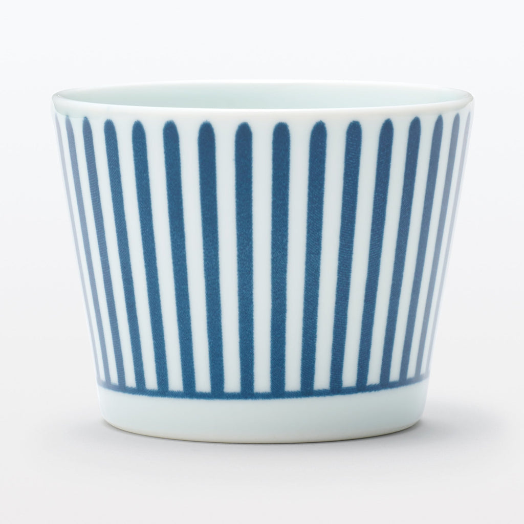 Hasami Ware Soup Cup - Stripes Pattern