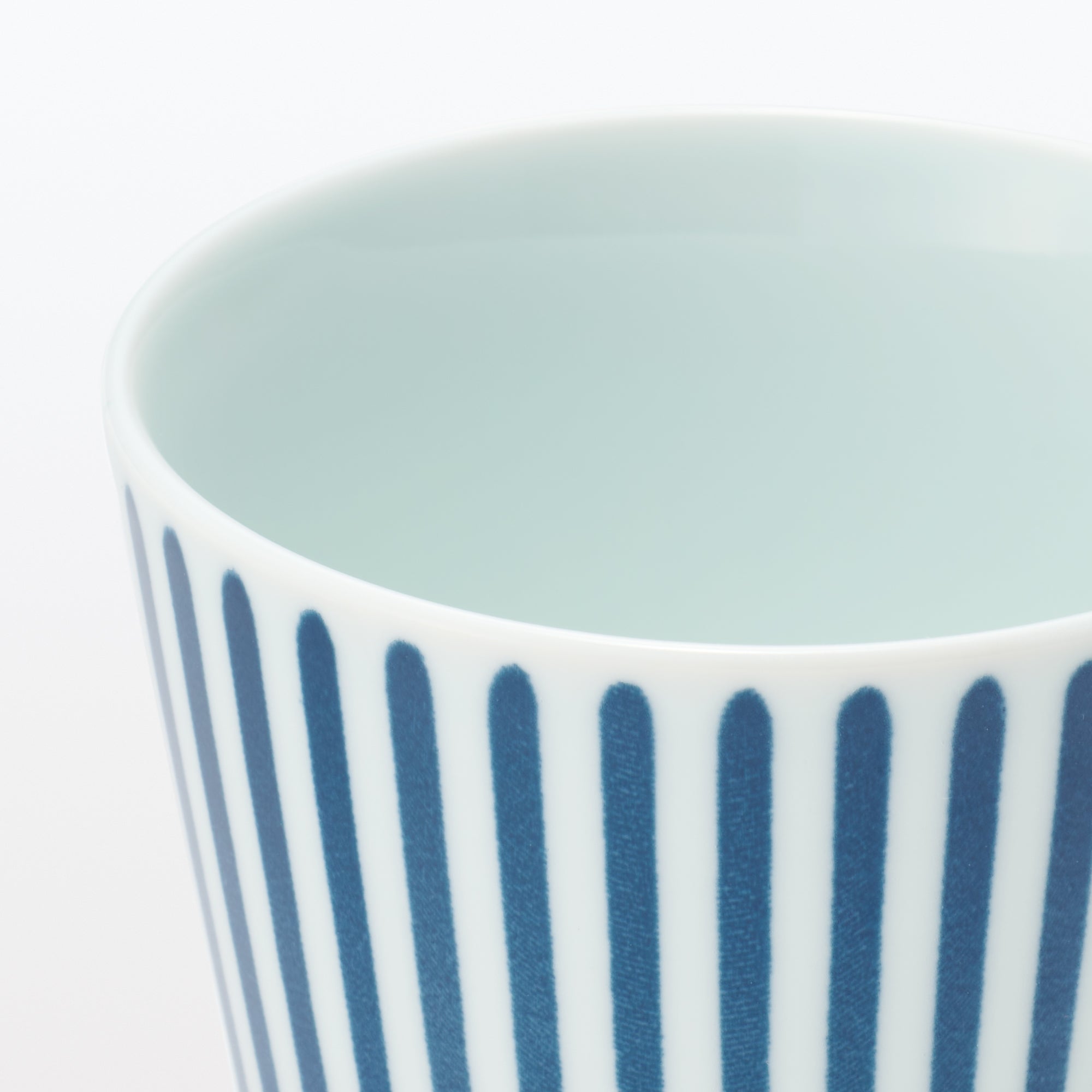Hasami Ware Soup Cup - Stripes Pattern