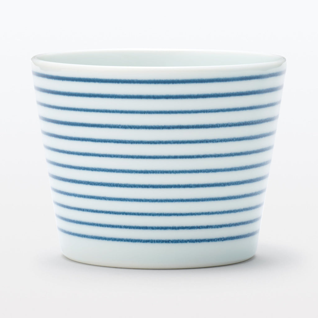 Hasami Ware Soup Cup - Horizontal Stripes