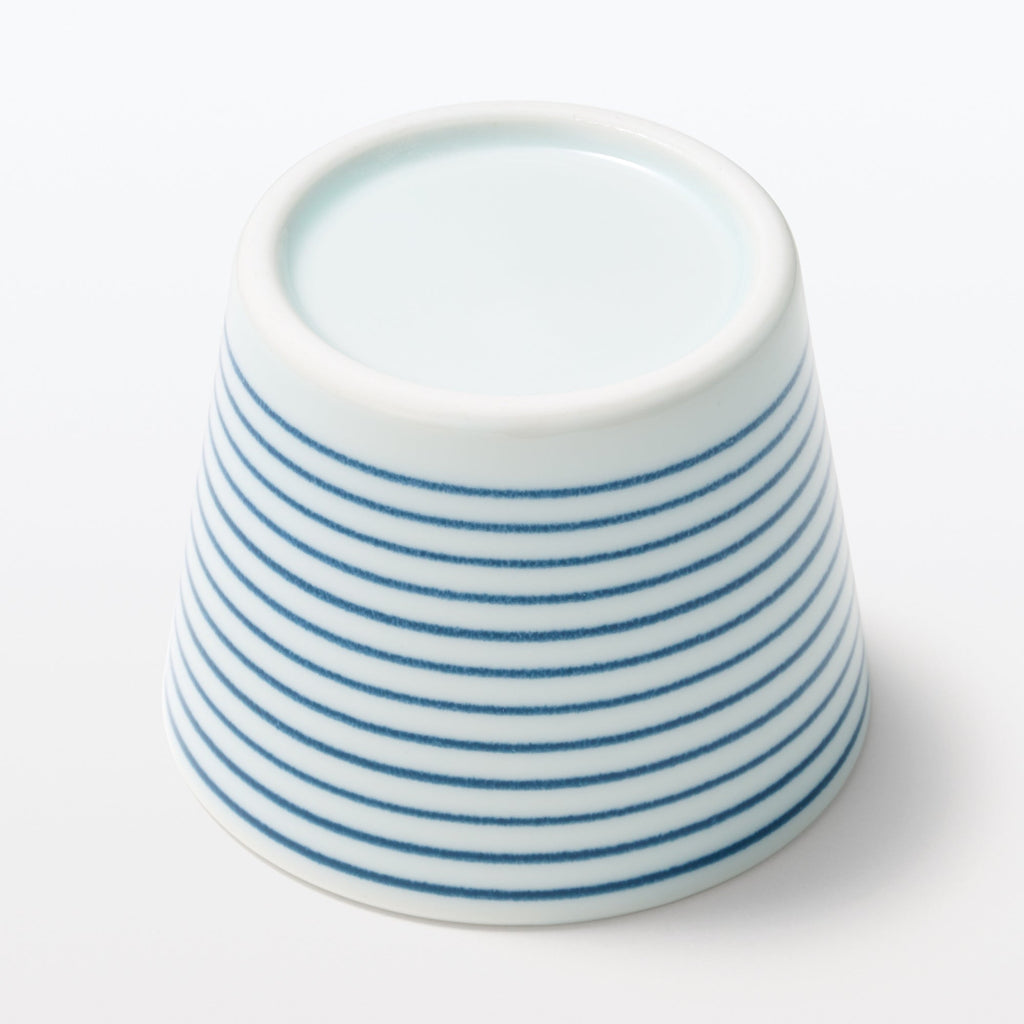 Hasami Ware Soup Cup - Horizontal Stripes