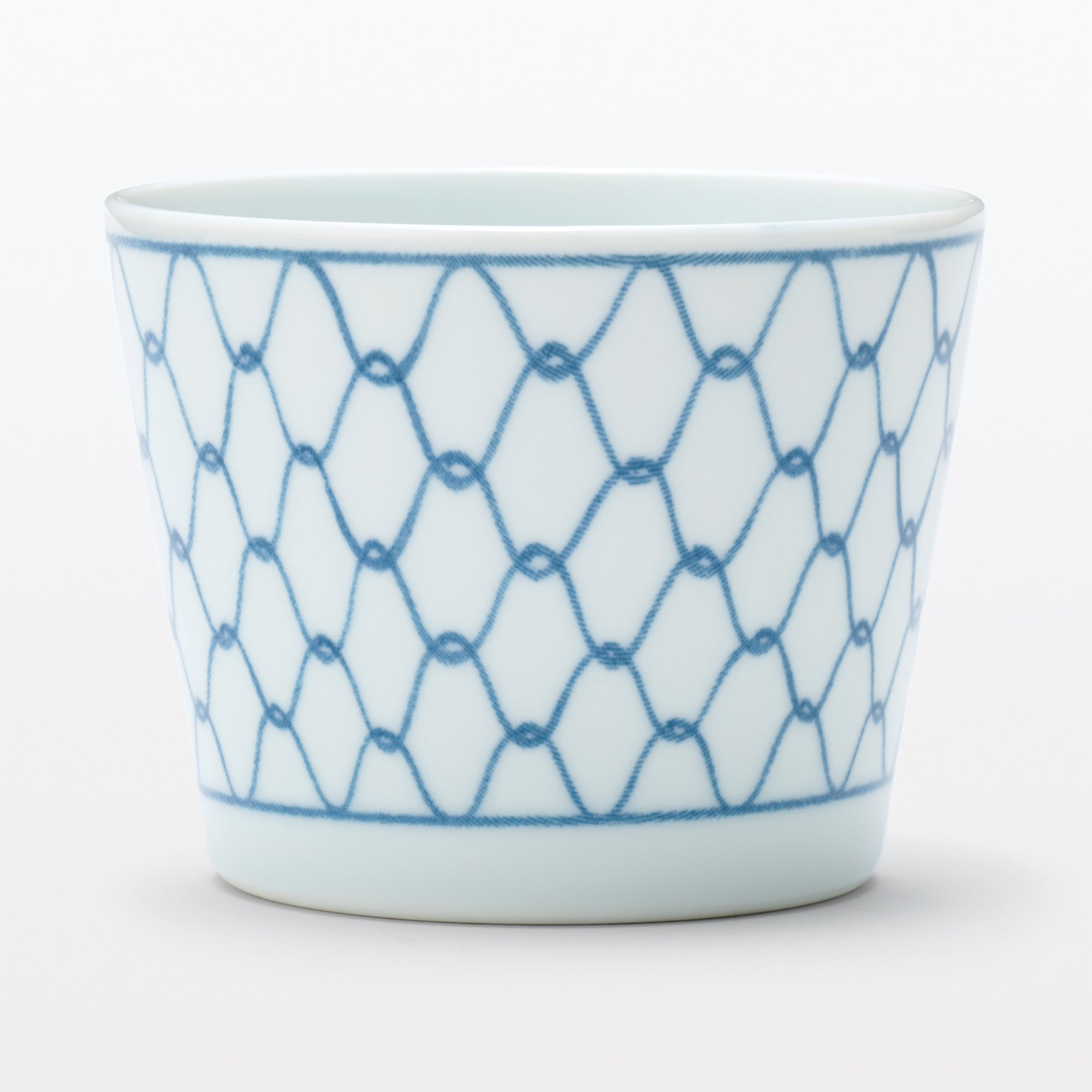 Hasami Ware Soup Cup - Mesh Pattern