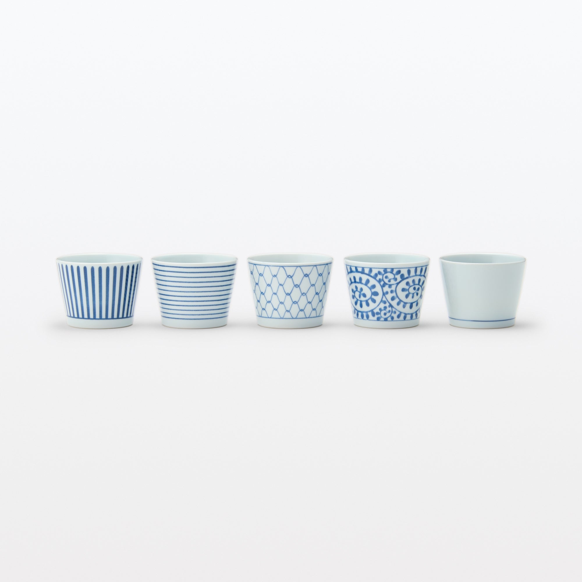 Hasami Ware Soup Cup - Mesh Pattern