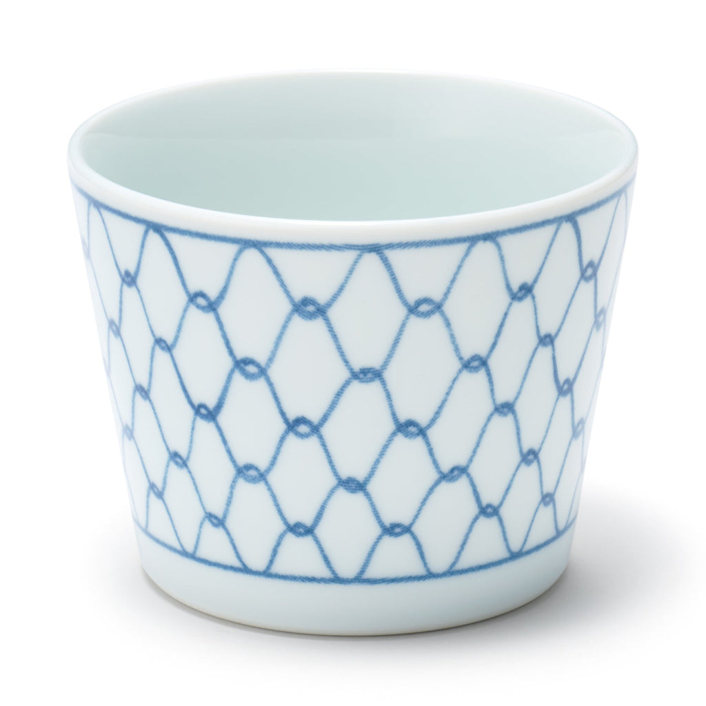 Hasami Ware Soup Cup - Mesh Pattern