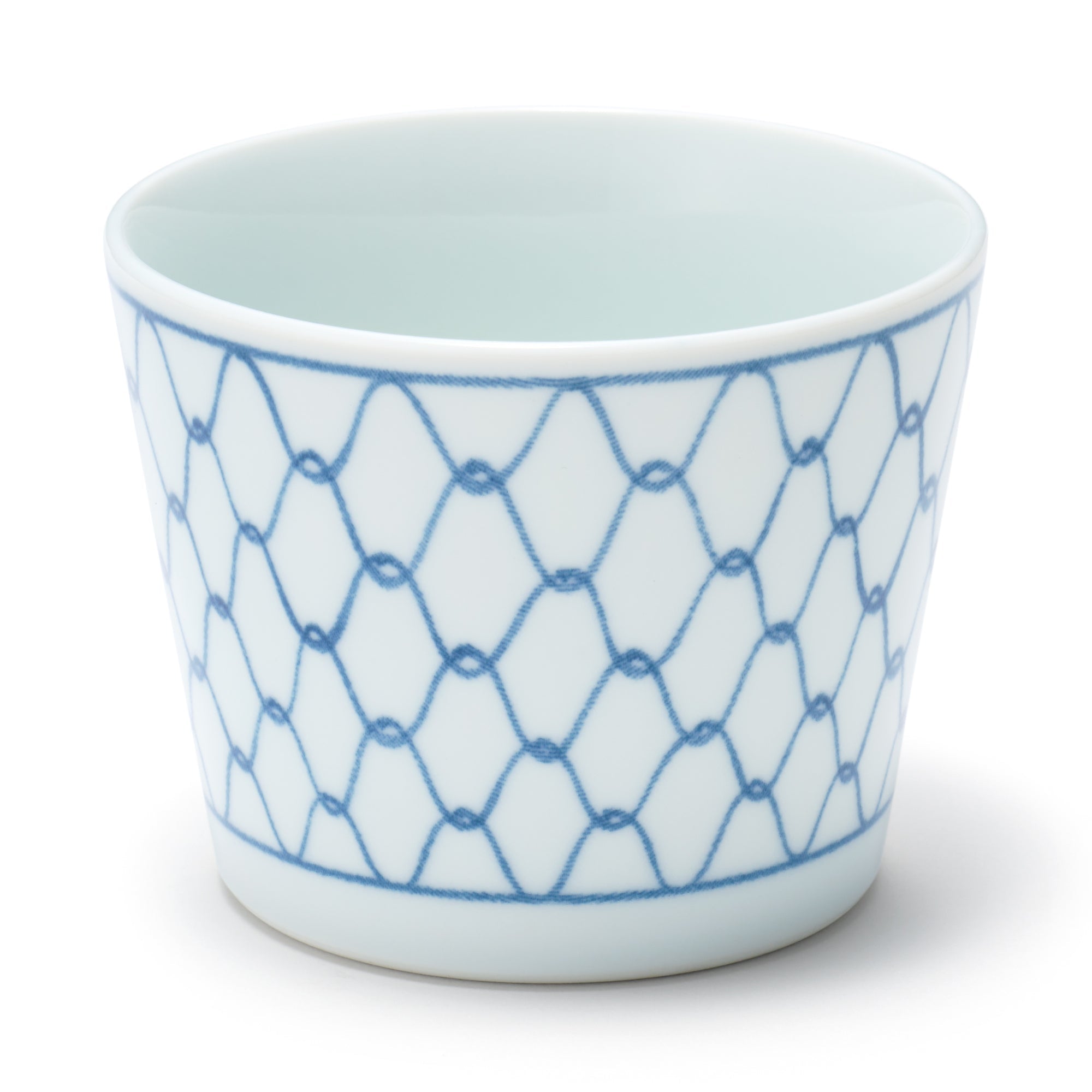 Hasami Ware Soup Cup - Mesh Pattern