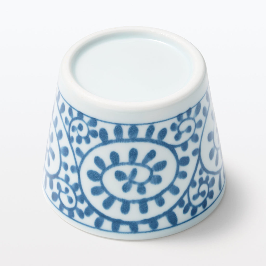 Hasami Ware Soup Cup - Arabesque Pattern
