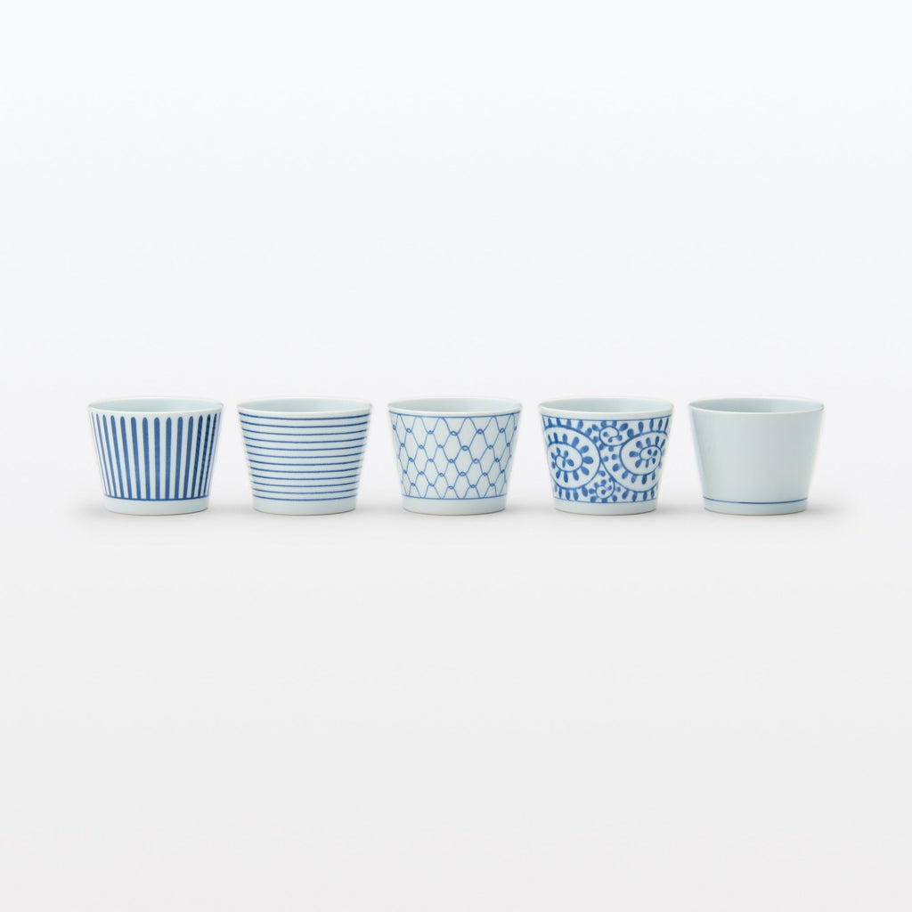 Hasami Ware Soup Cup - Arabesque Pattern