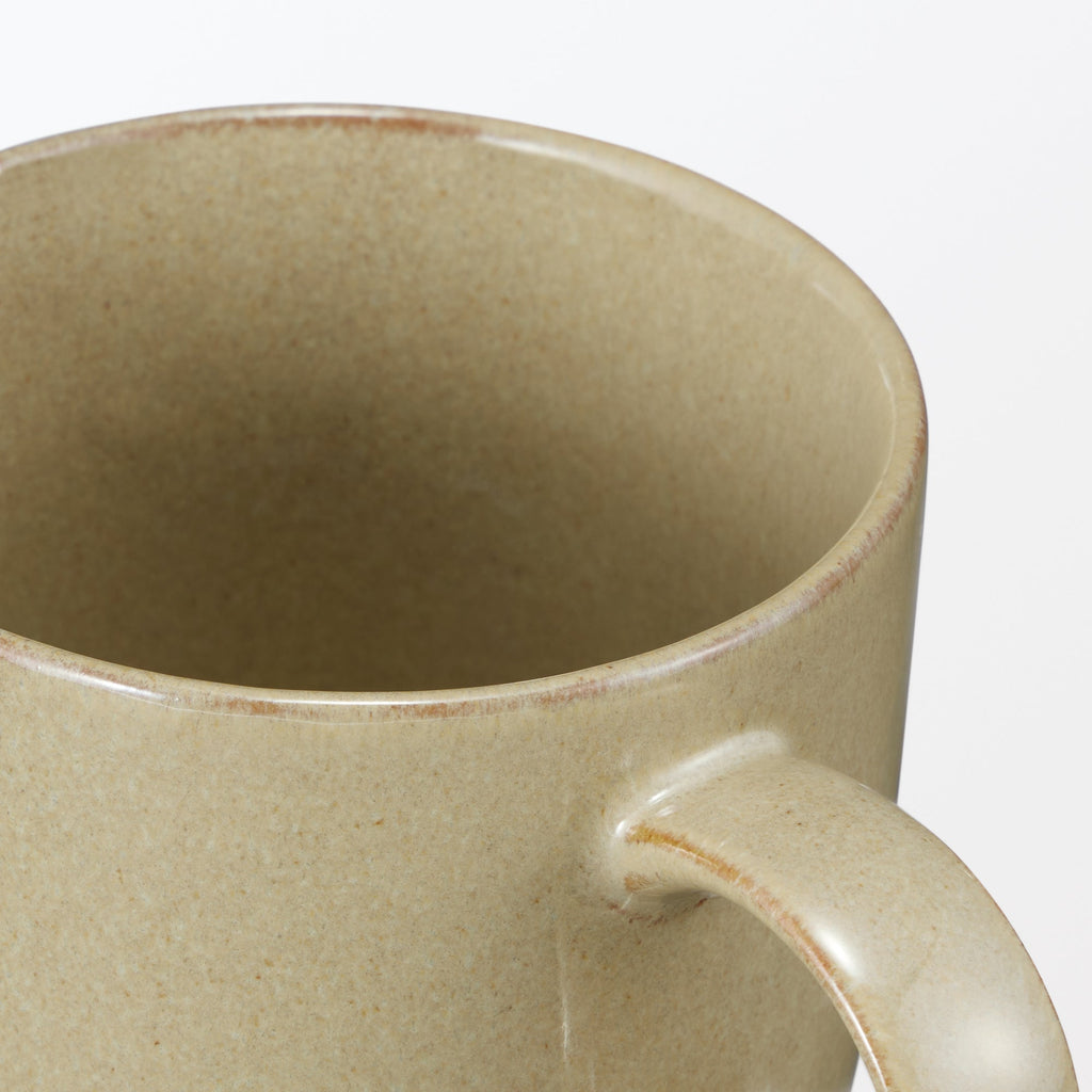 Mino Ware Coffee Cup - Dark Beige