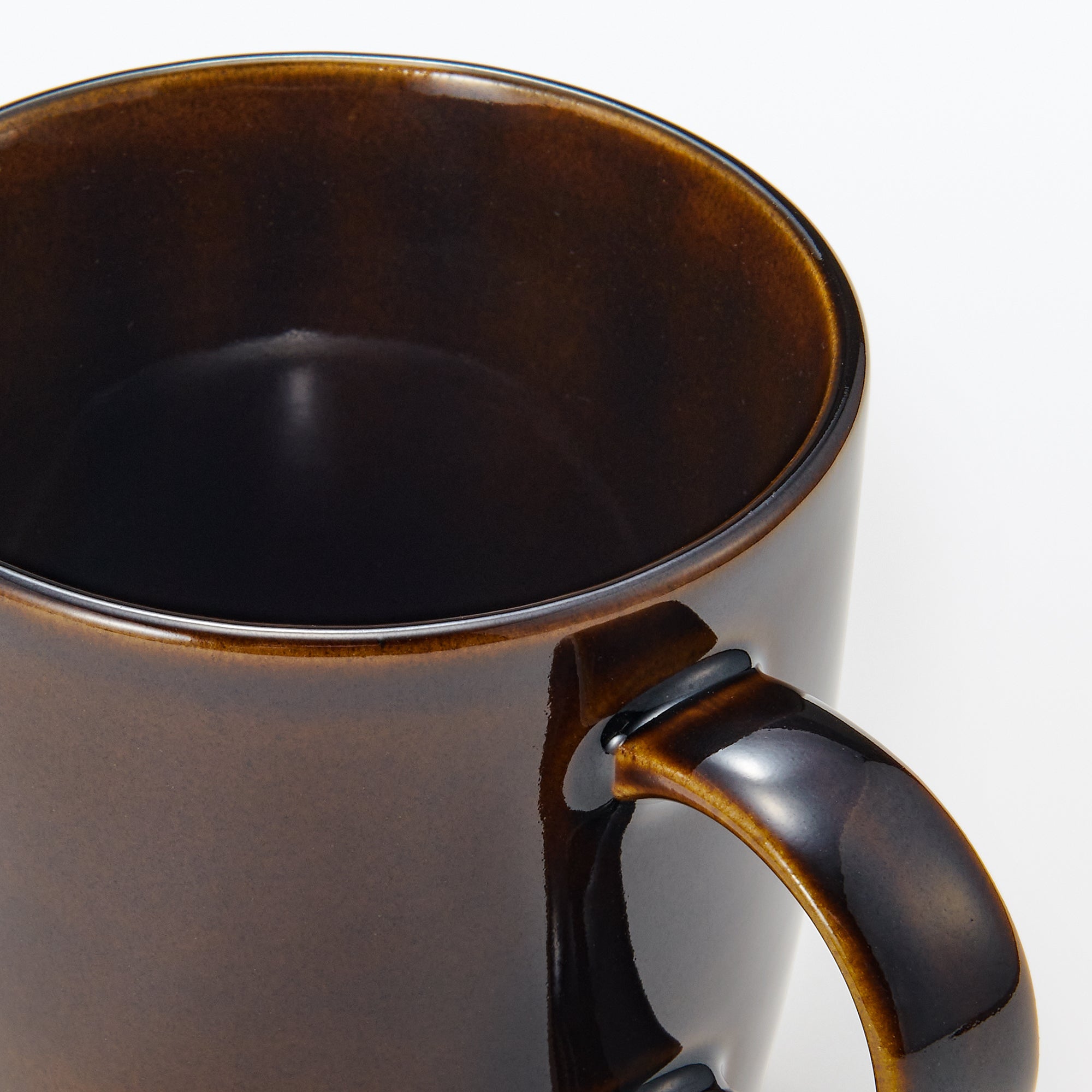Mino Ware Coffee Cup - Dark Brown
