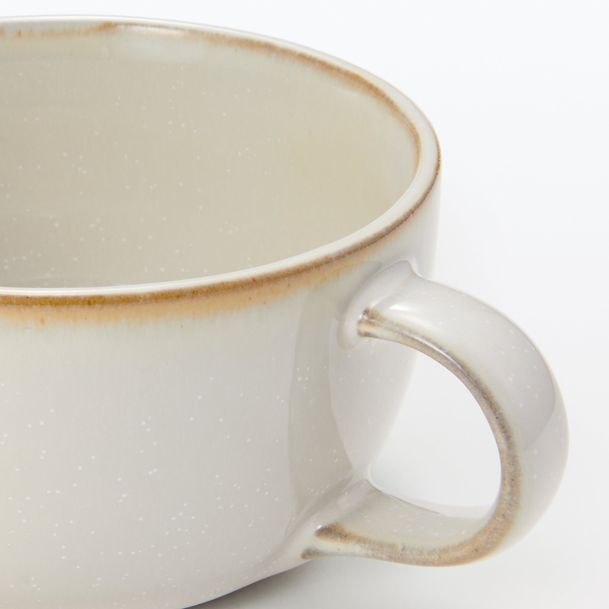 Mino Ware Soup Cup - Beige