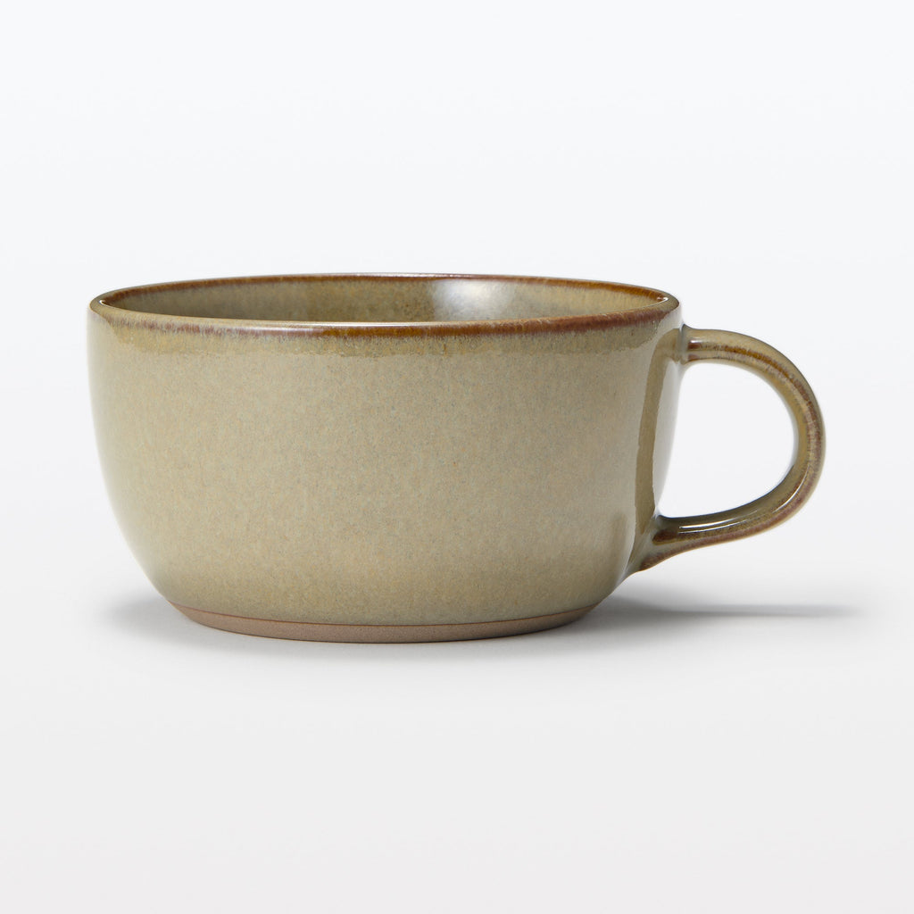 Mino Ware Soup Cup - Dark Beige