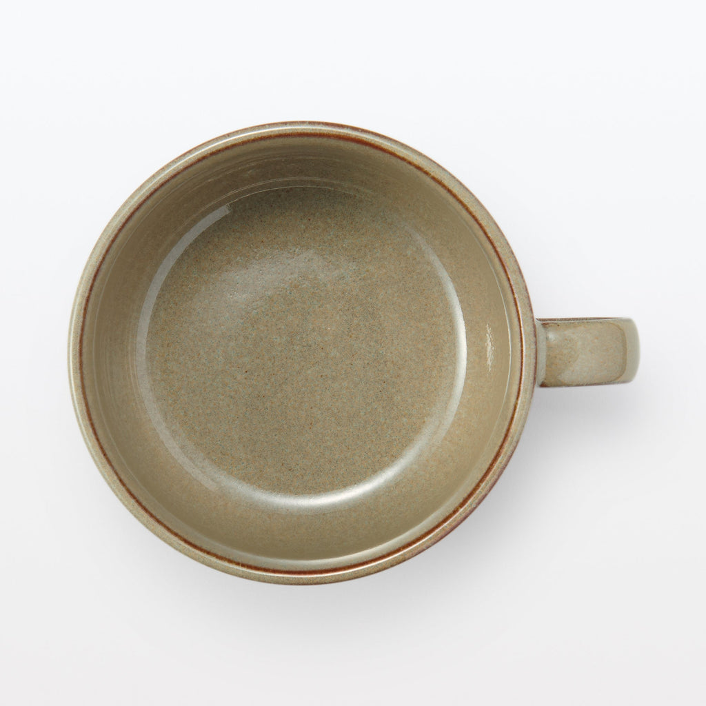 Mino Ware Soup Cup - Dark Beige