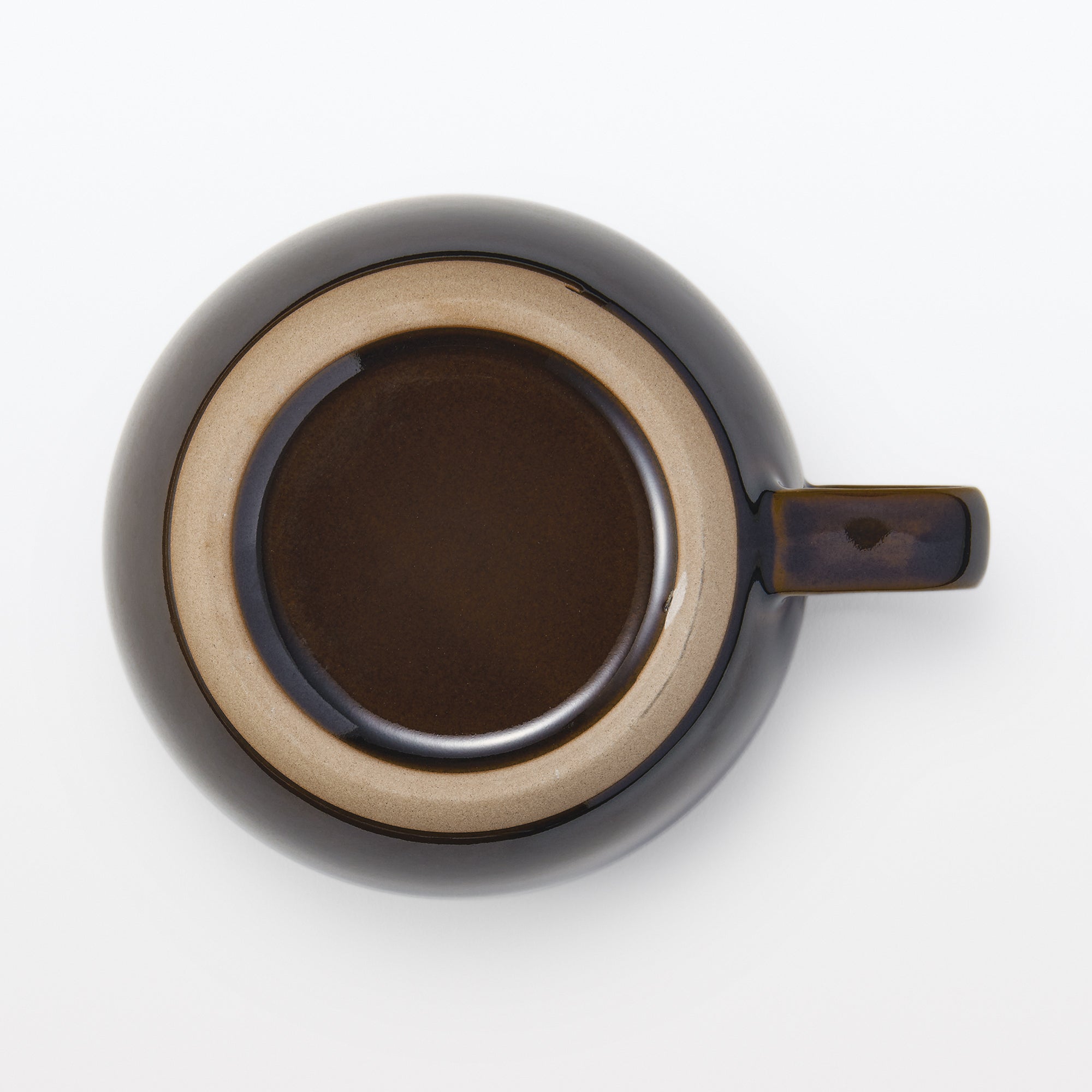 Mino Ware Soup Cup - Dark Brown