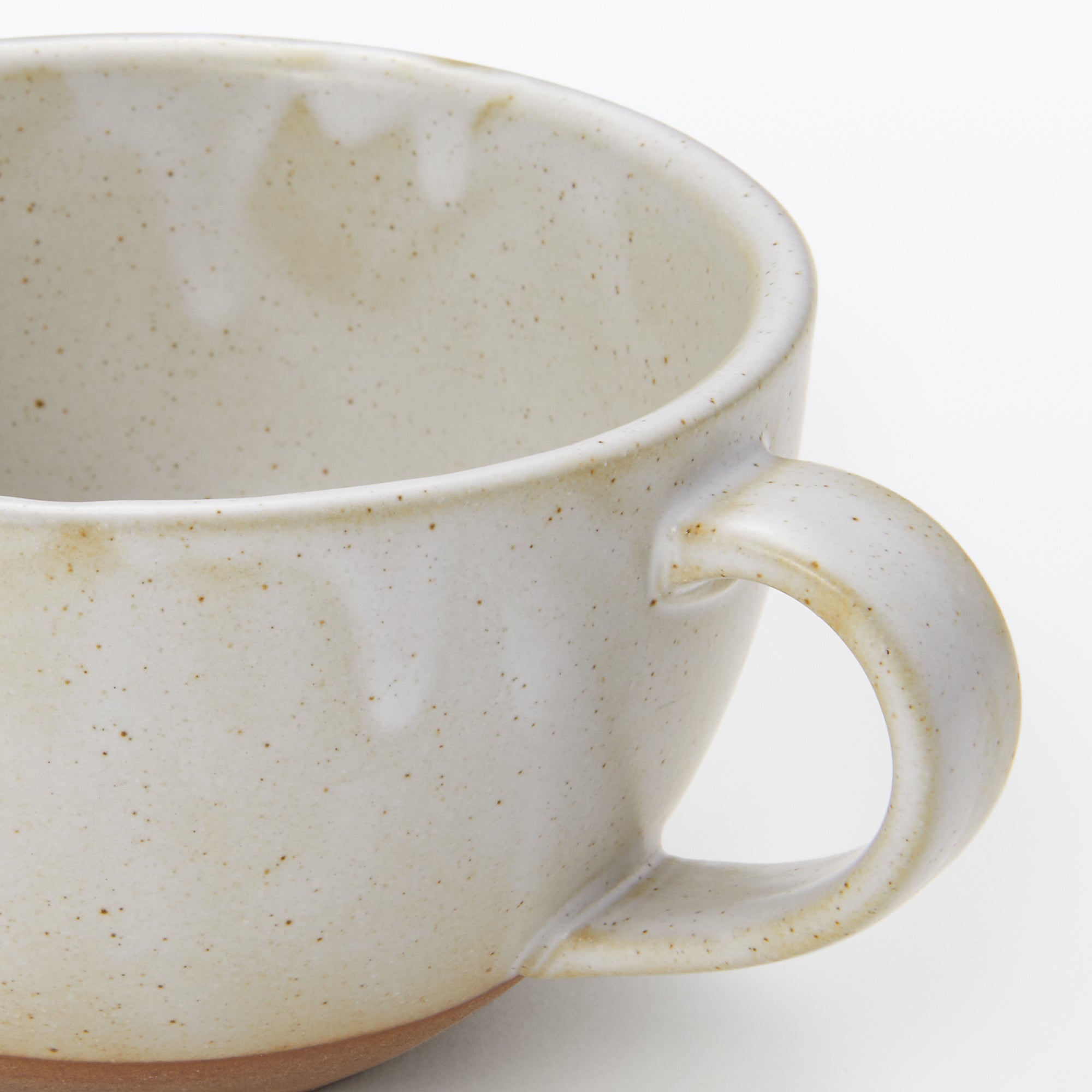 Mino Ware Soup Cup Round - Matte White