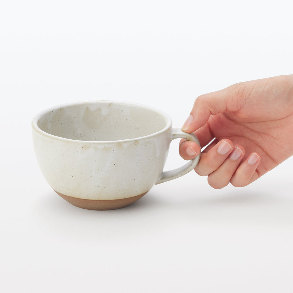 Mino Ware Soup Cup Round - Matte White