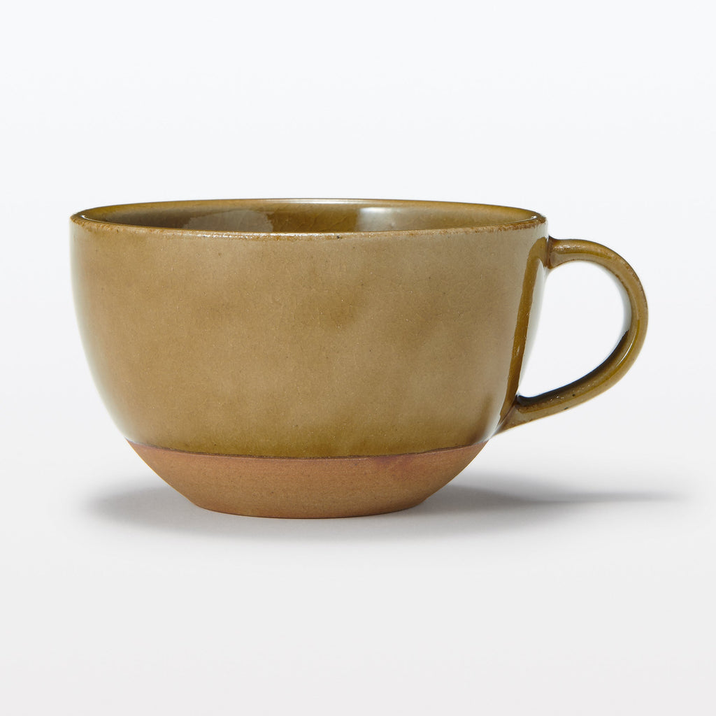 Mino Ware Soup Cup - Dark Yellow