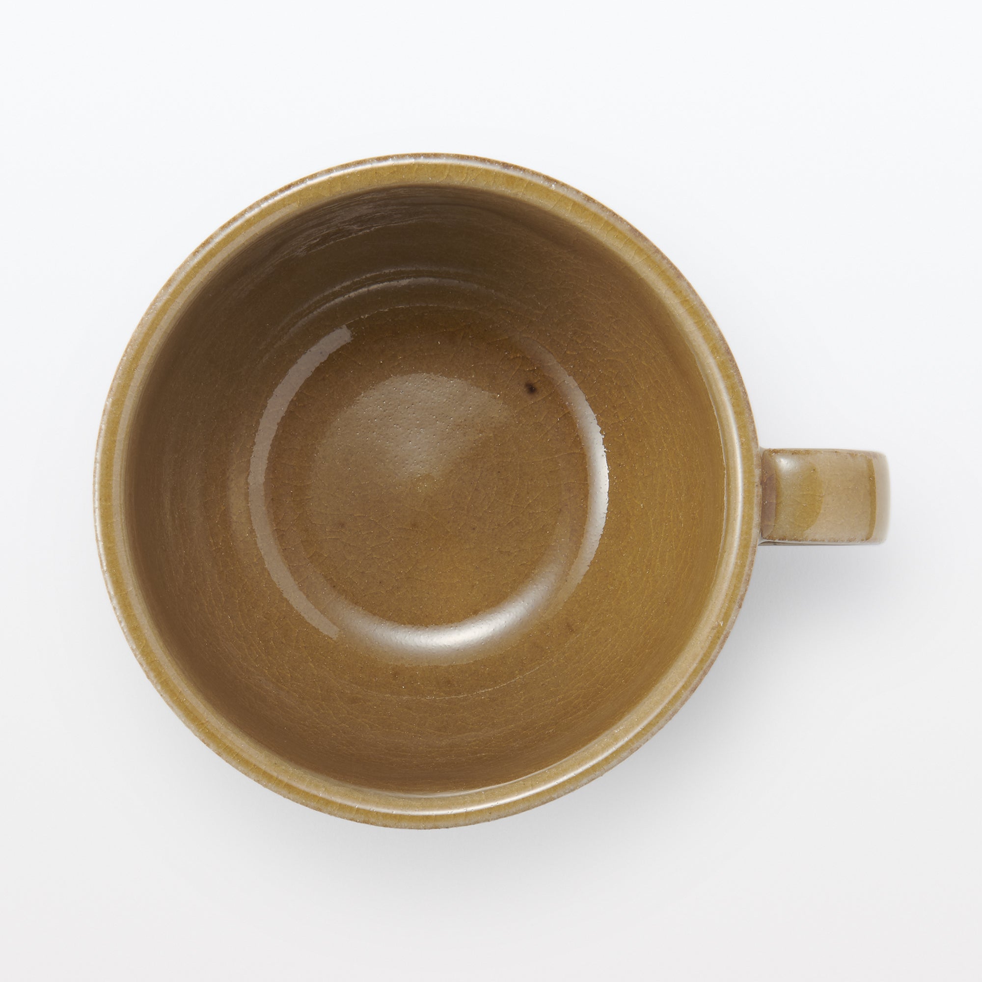 Mino Ware Soup Cup - Dark Yellow