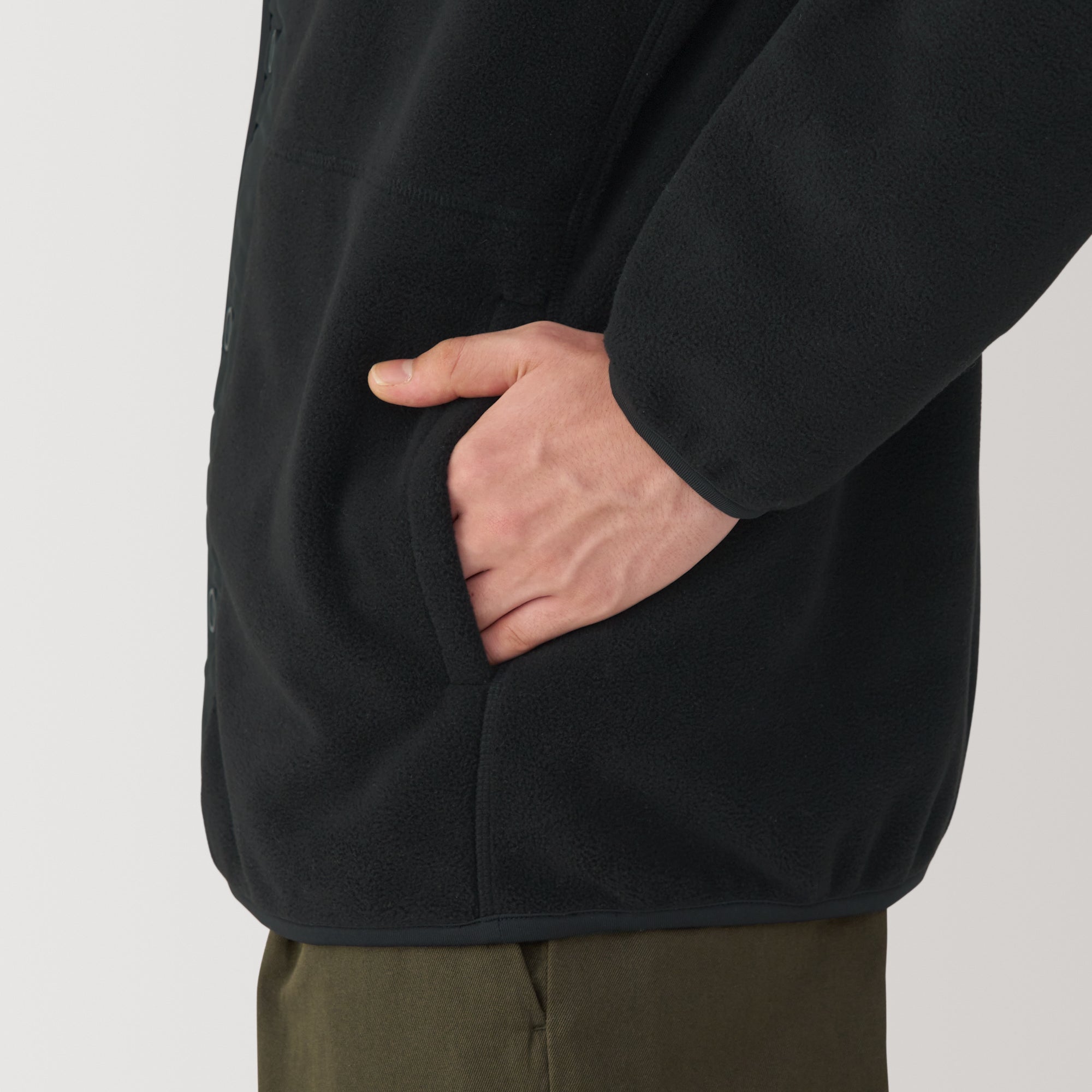 Men's Recyclable Fleece Cardigan