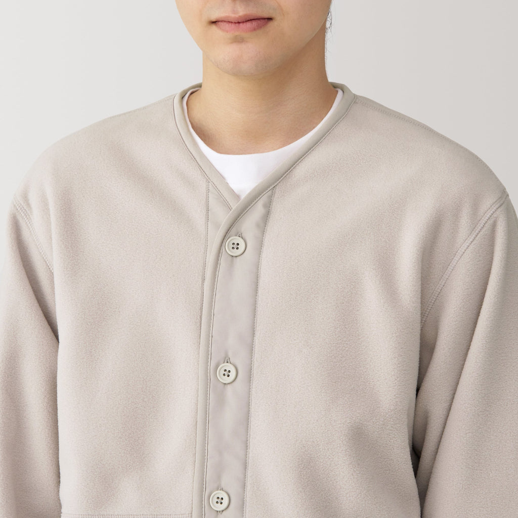 Men's Recyclable Fleece Cardigan