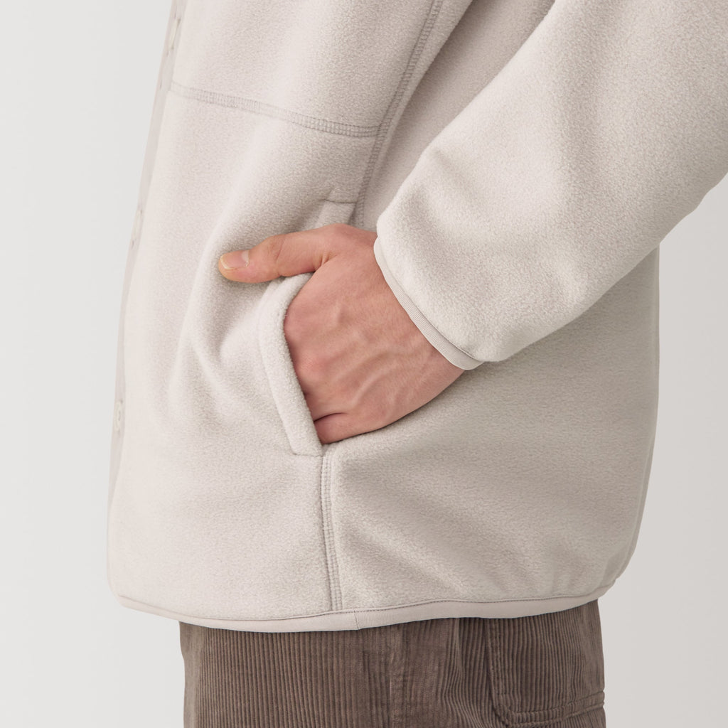 Men's Recyclable Fleece Cardigan
