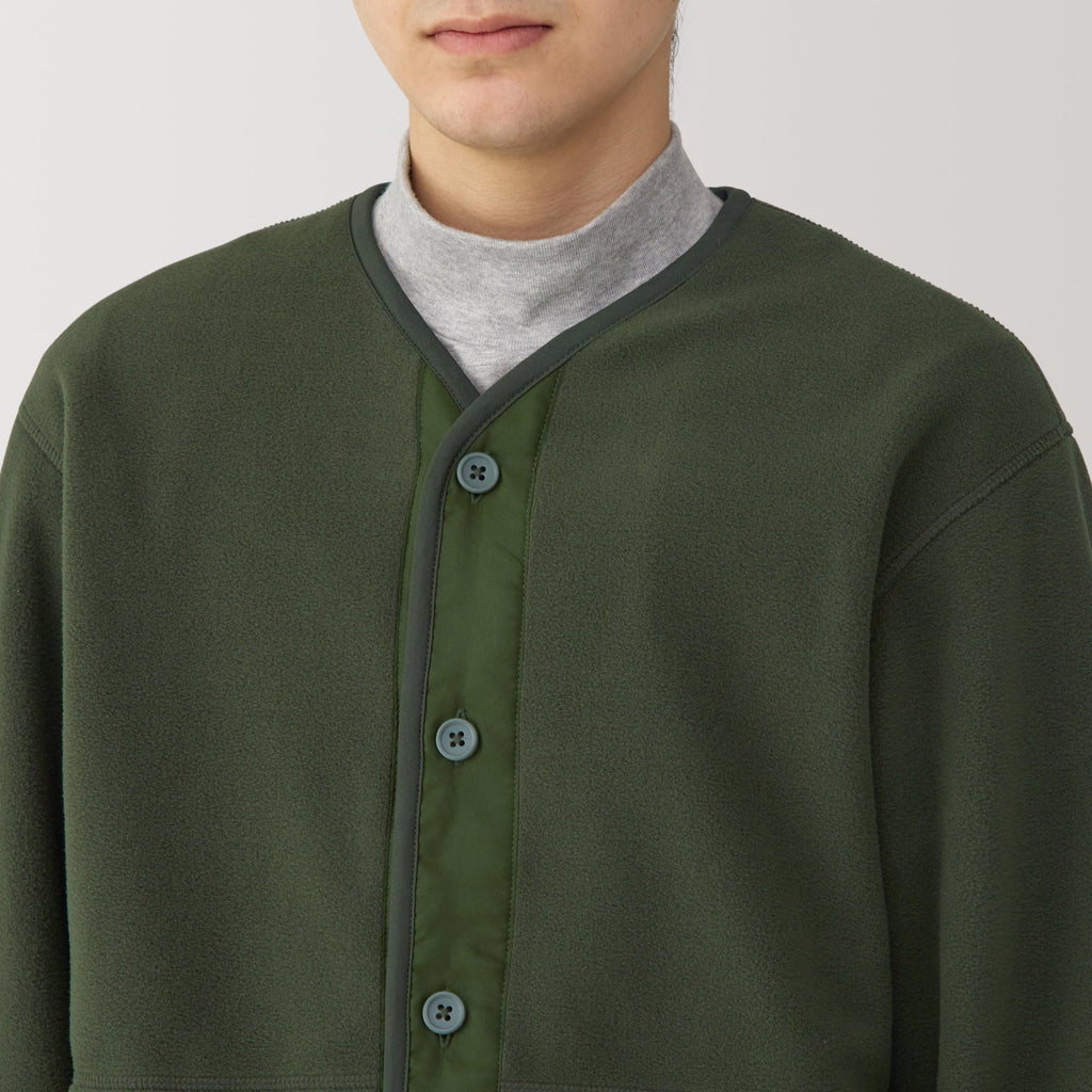 Men's Recyclable Fleece Cardigan