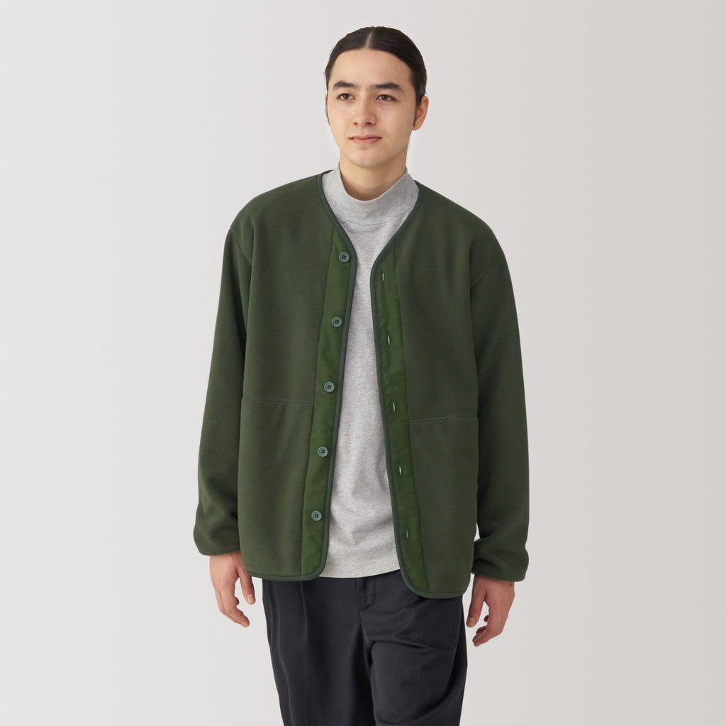 Men's Recyclable Fleece Cardigan