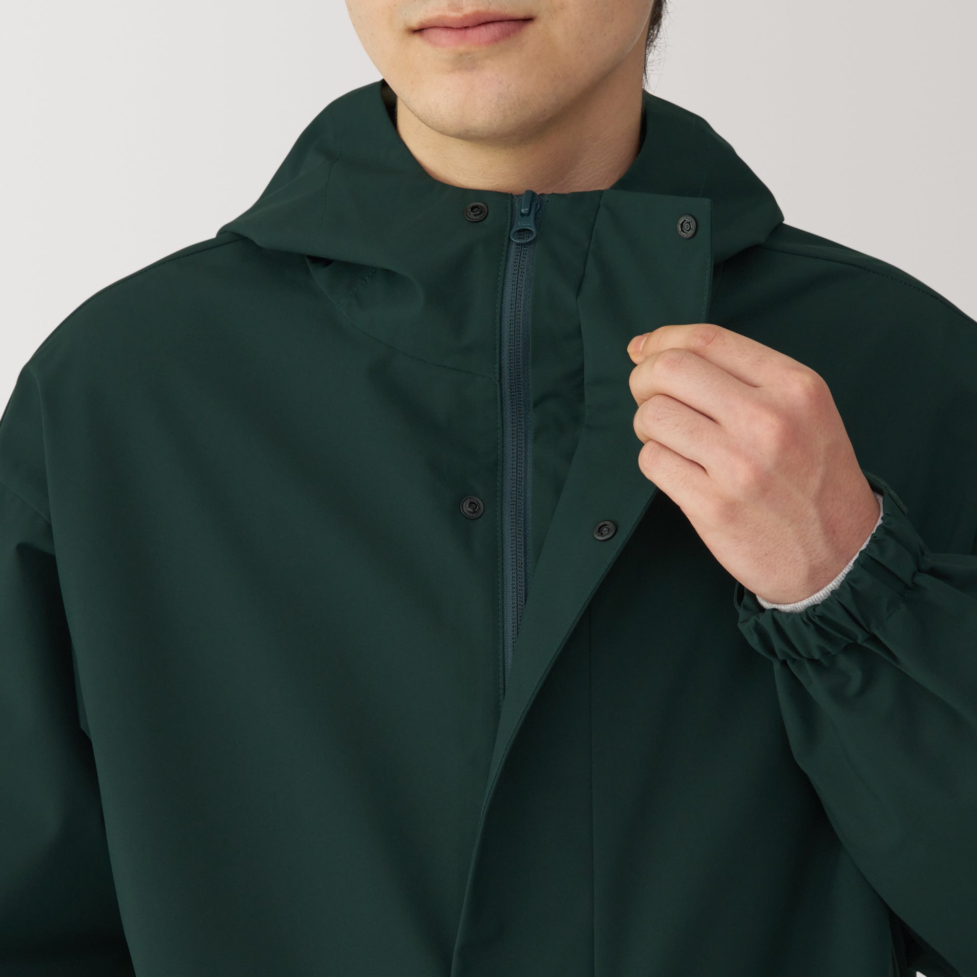Men's Water Repellent Hooded Coat