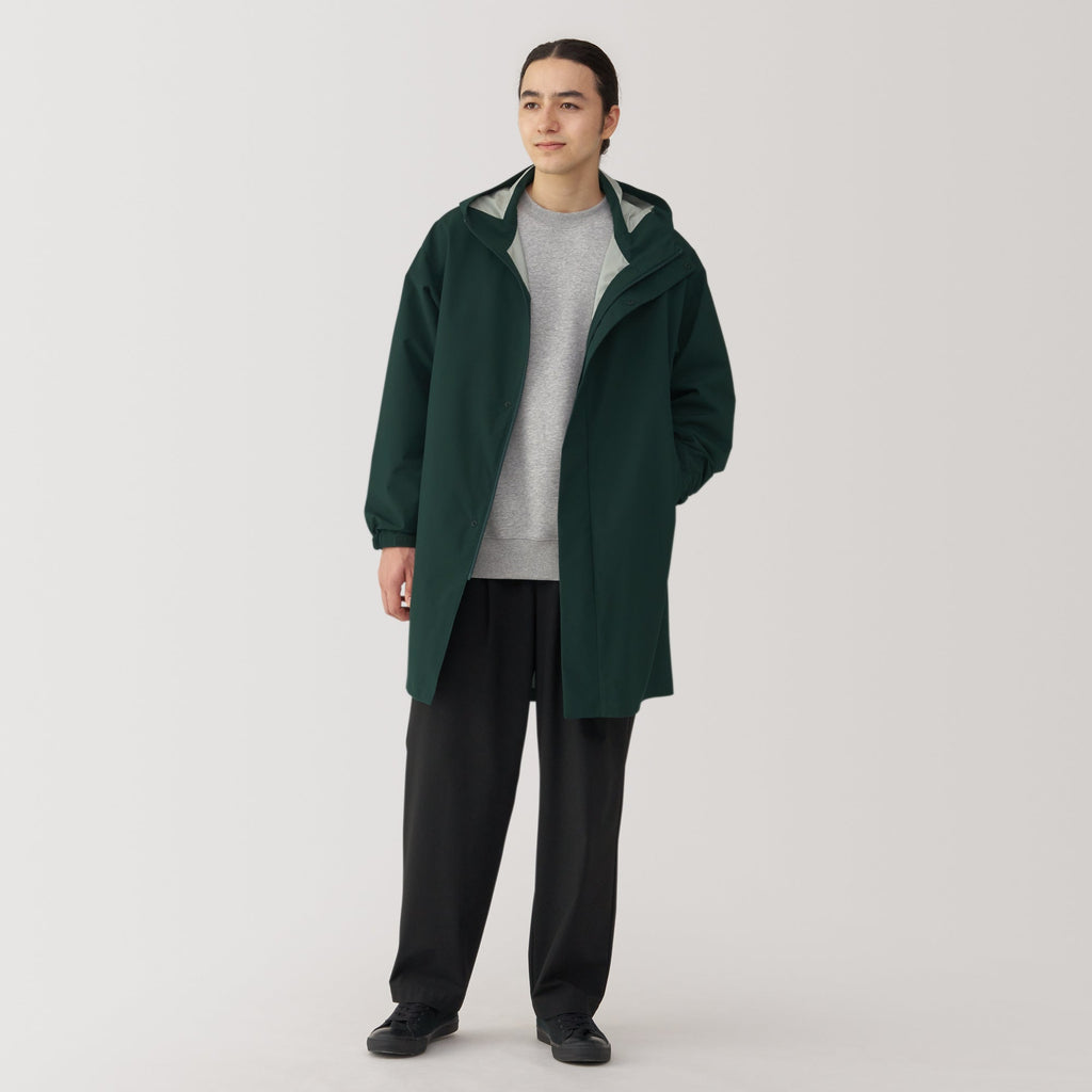 Men's Water Repellent Hooded Coat
