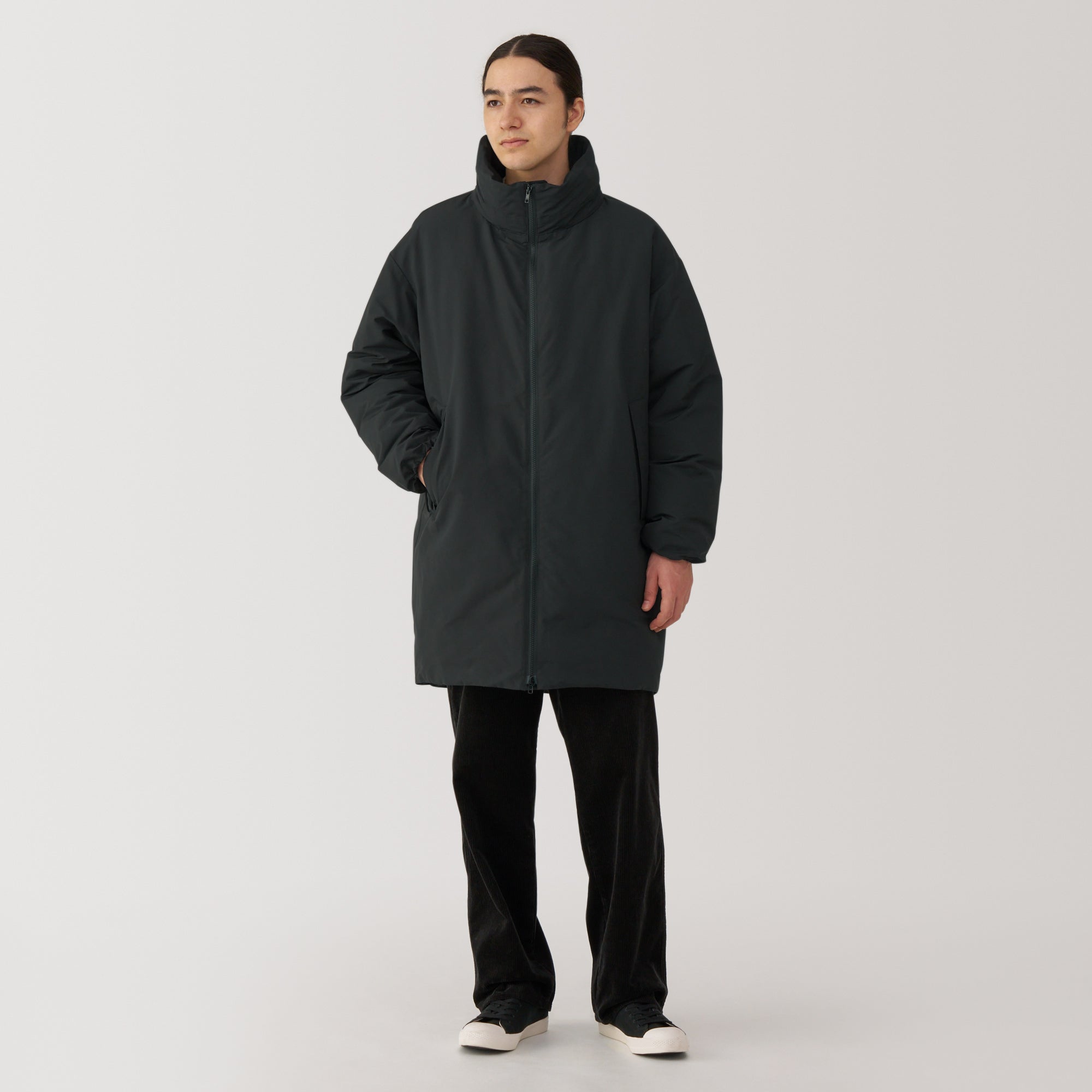 Men's Water Repellent Stand Collar Down Coat