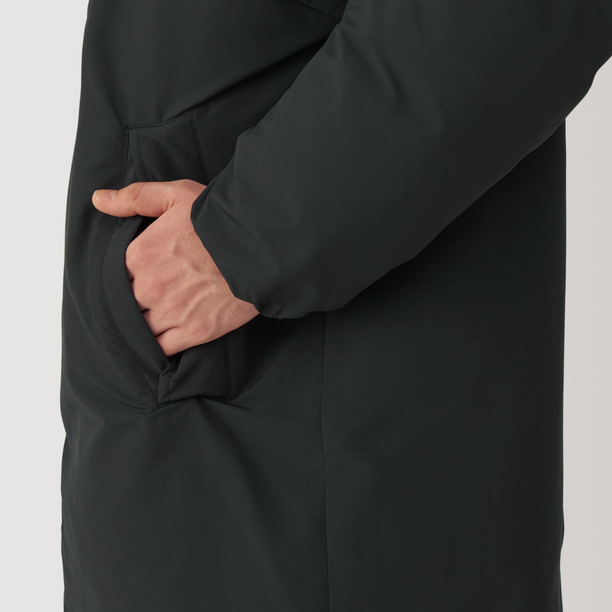 Men's Water Repellent Stand Collar Down Coat