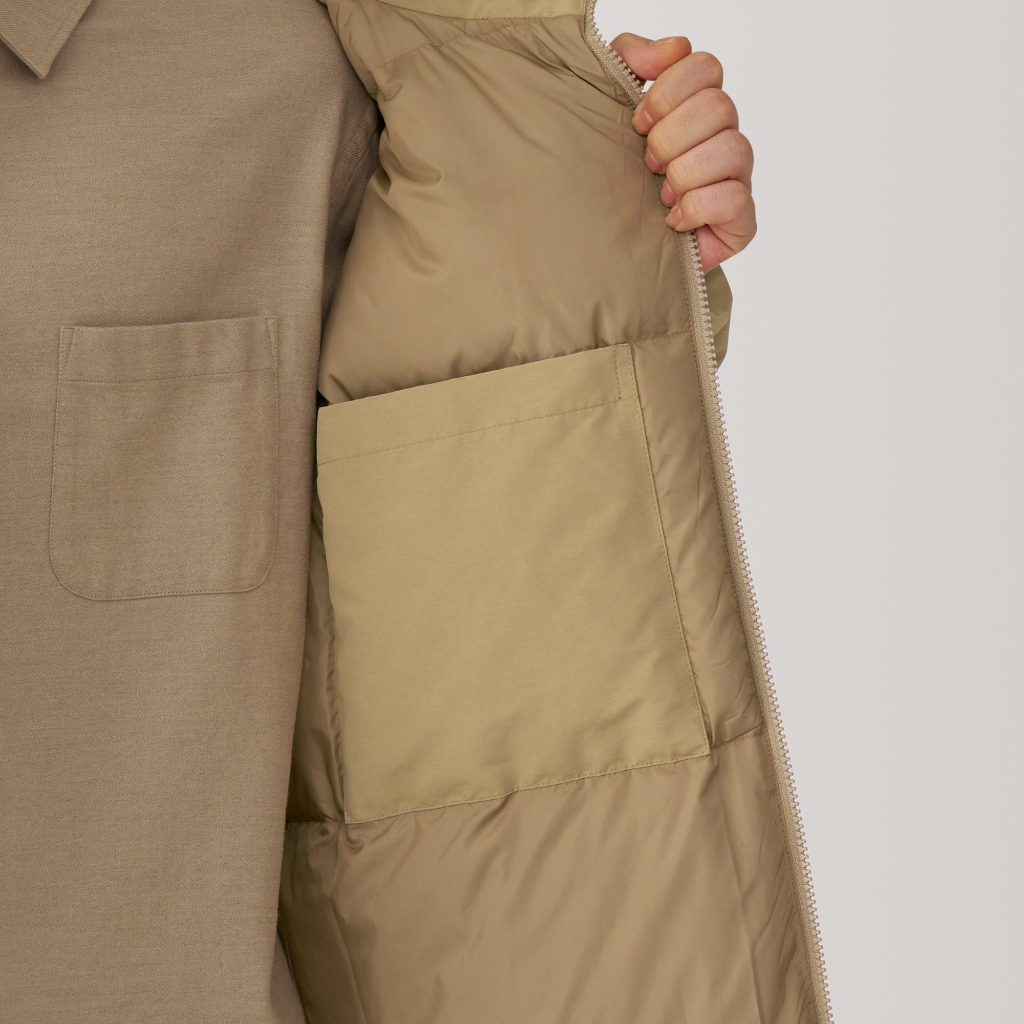 Men's Water Repellent Stand Collar Down Coat