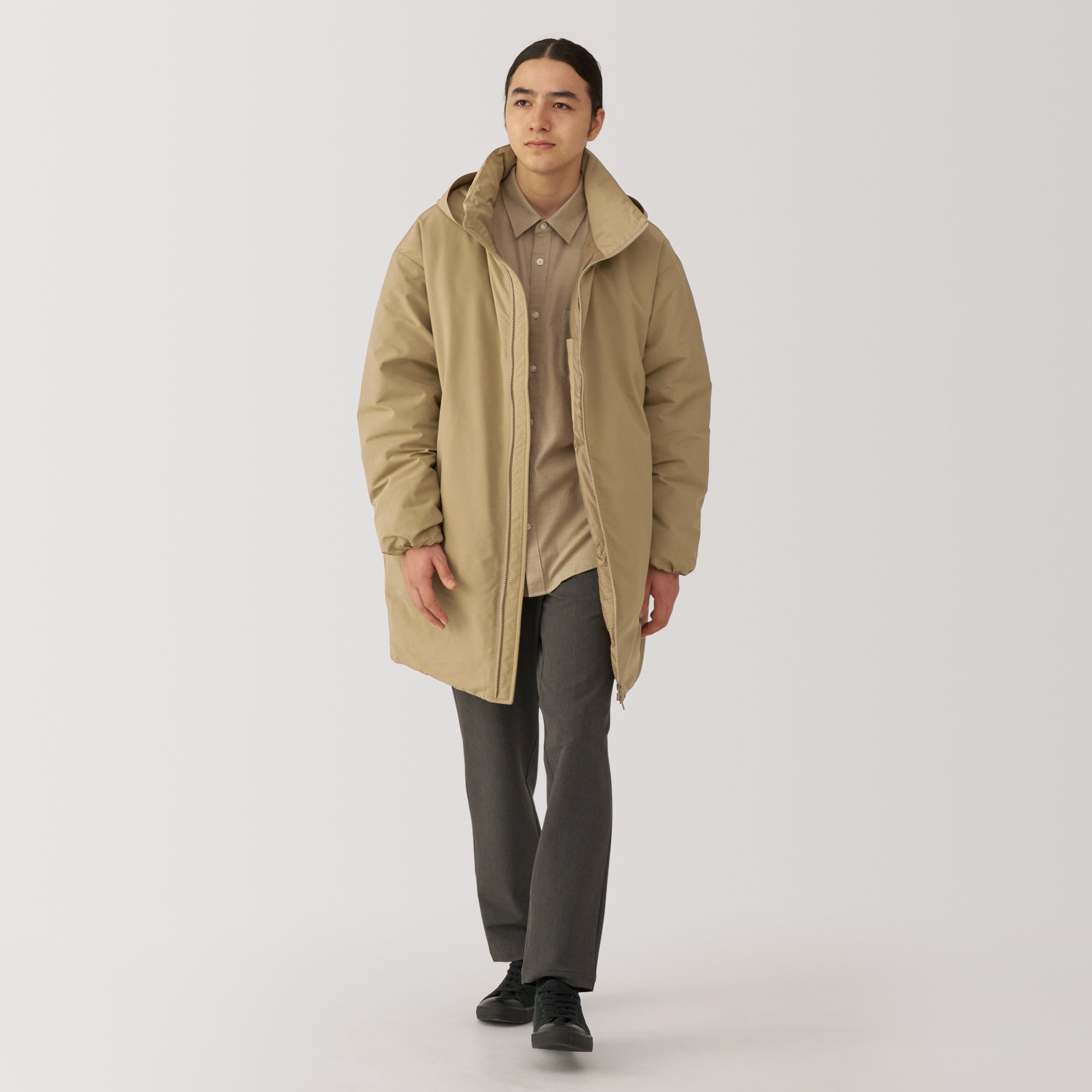 Men's Water Repellent Stand Collar Down Coat