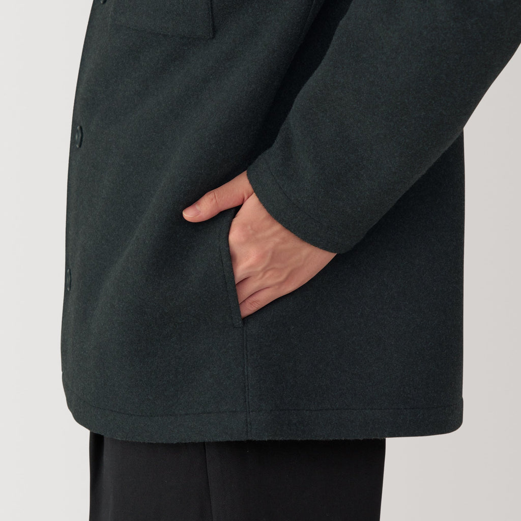 Men's Brushed Stretch Shirt Jacket