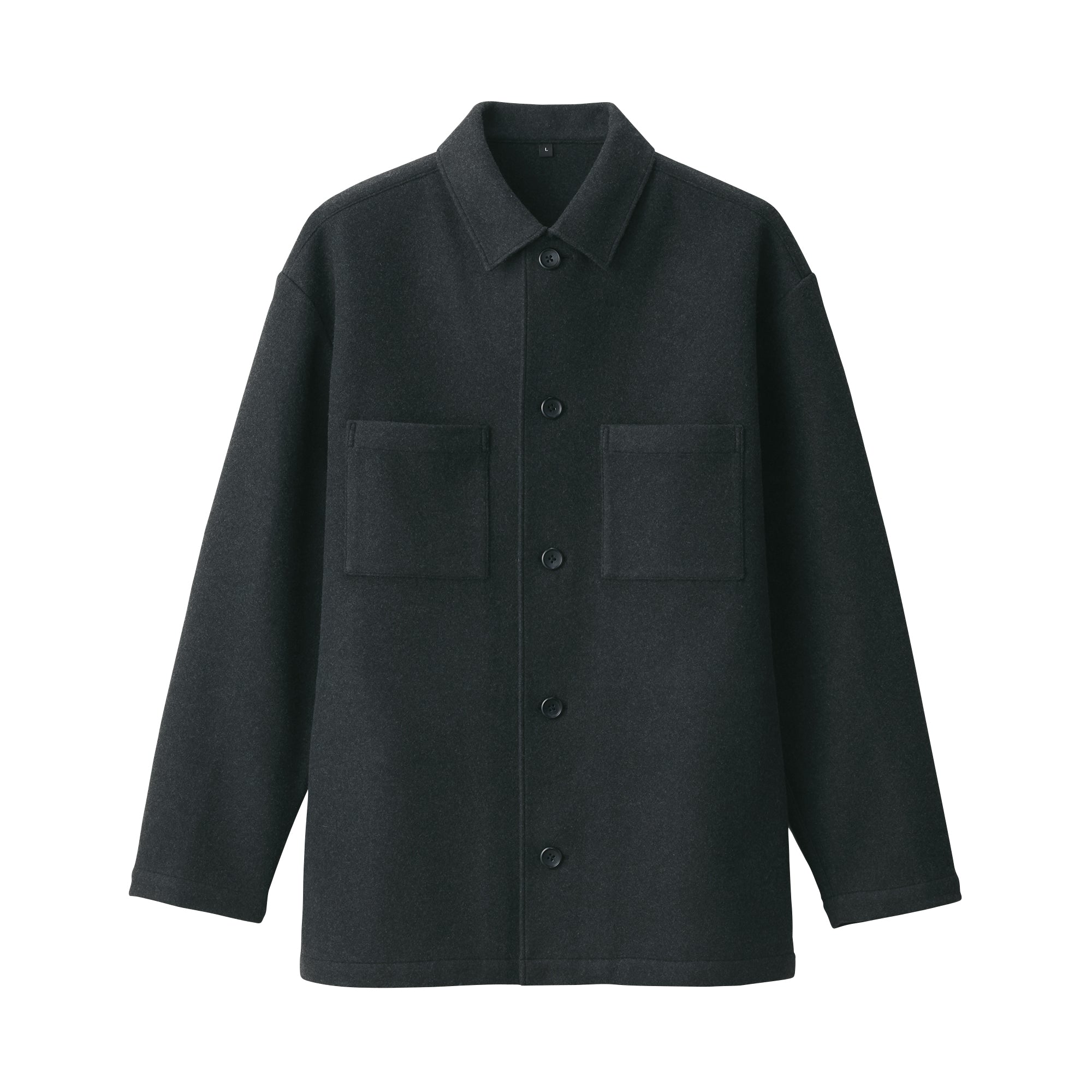 Men's Brushed Stretch Shirt Jacket