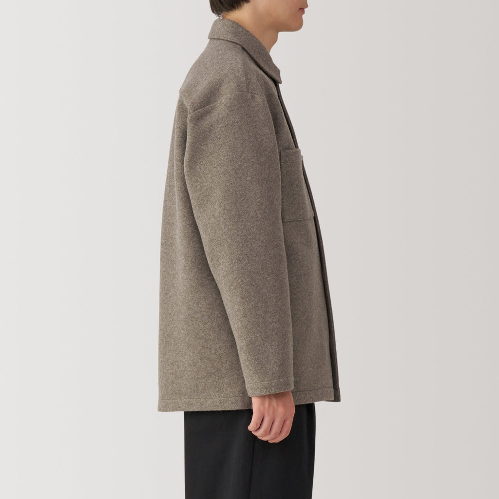 Men's Brushed Stretch Shirt Jacket