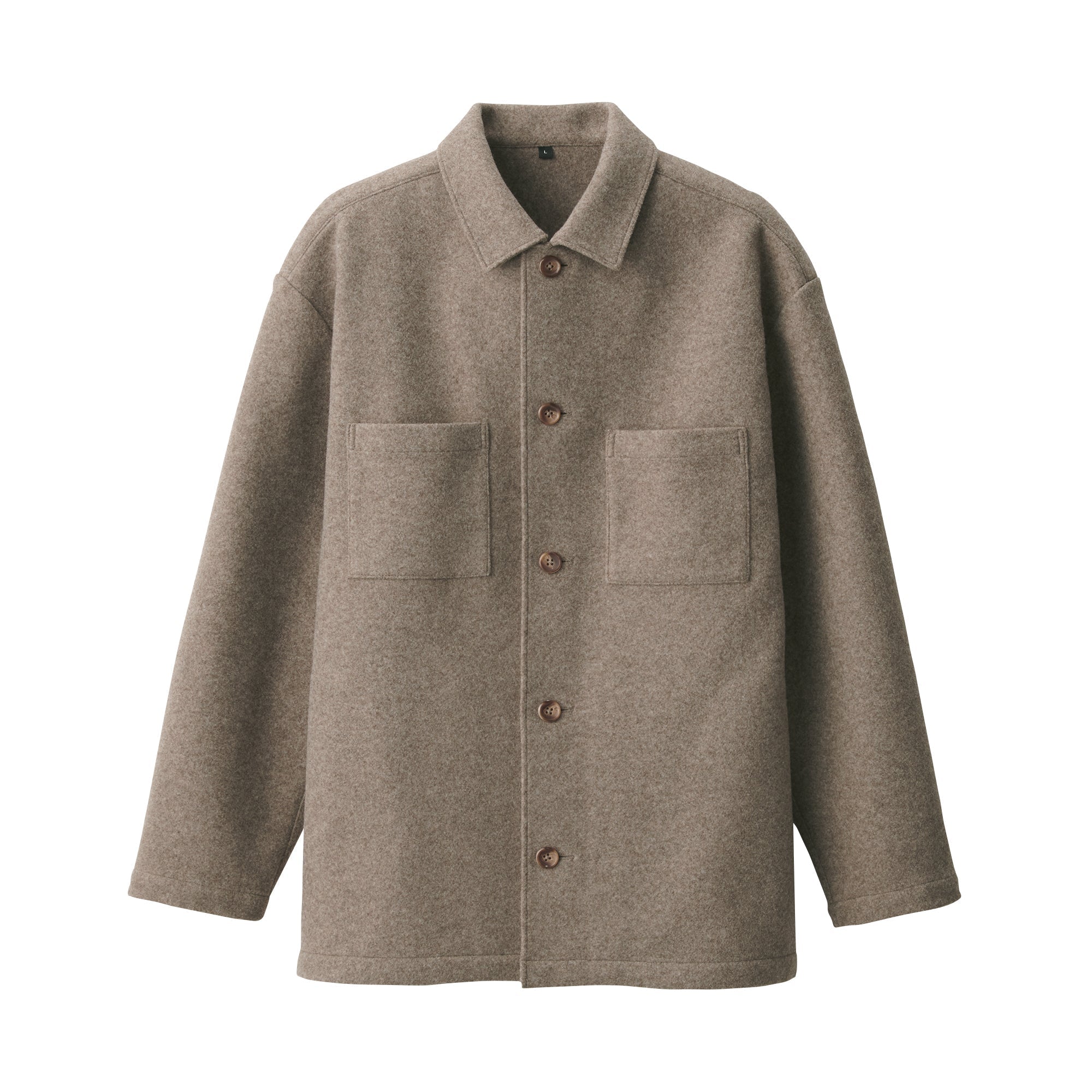 Men's Brushed Stretch Shirt Jacket