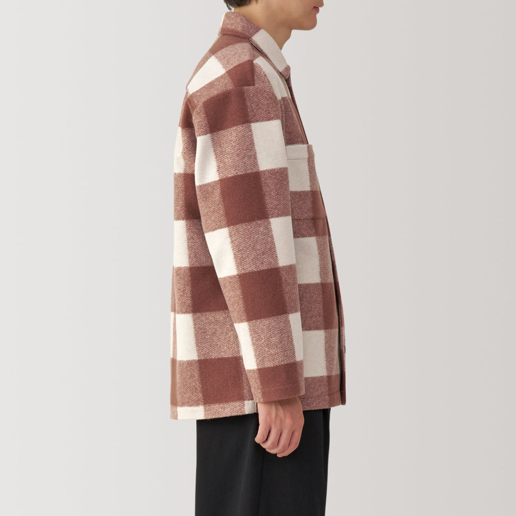 Men's Brushed Stretch Shirt Jacket