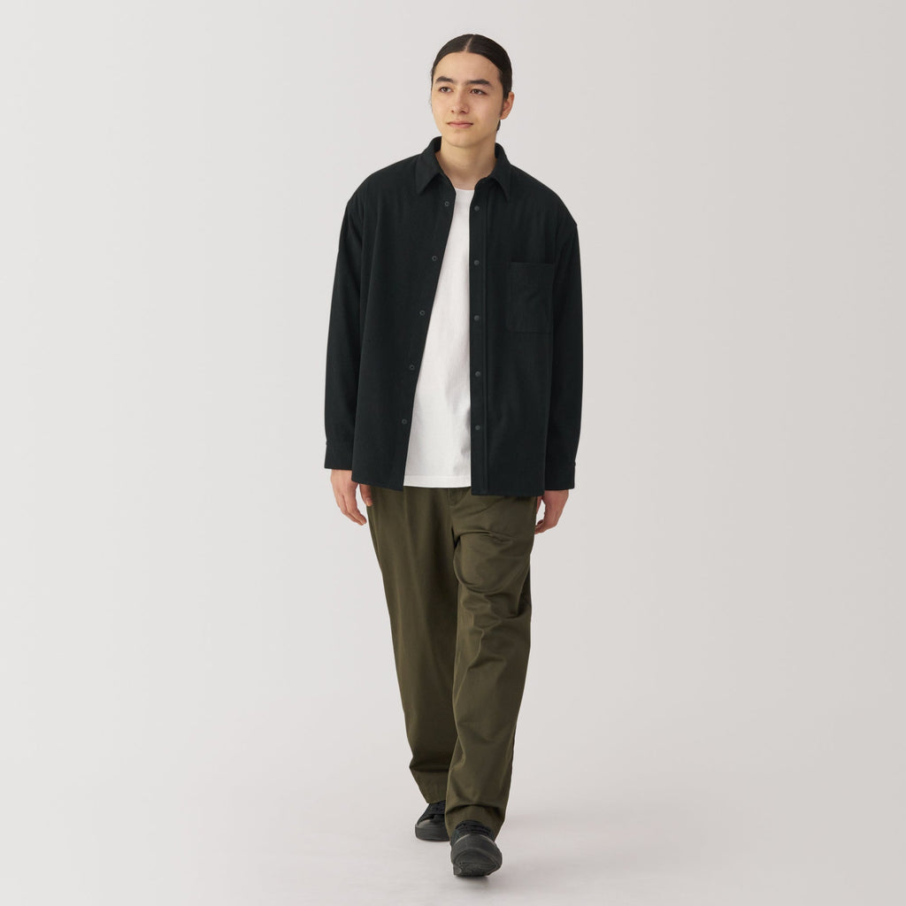 Men's Knit Corduroy Shirt Jacket