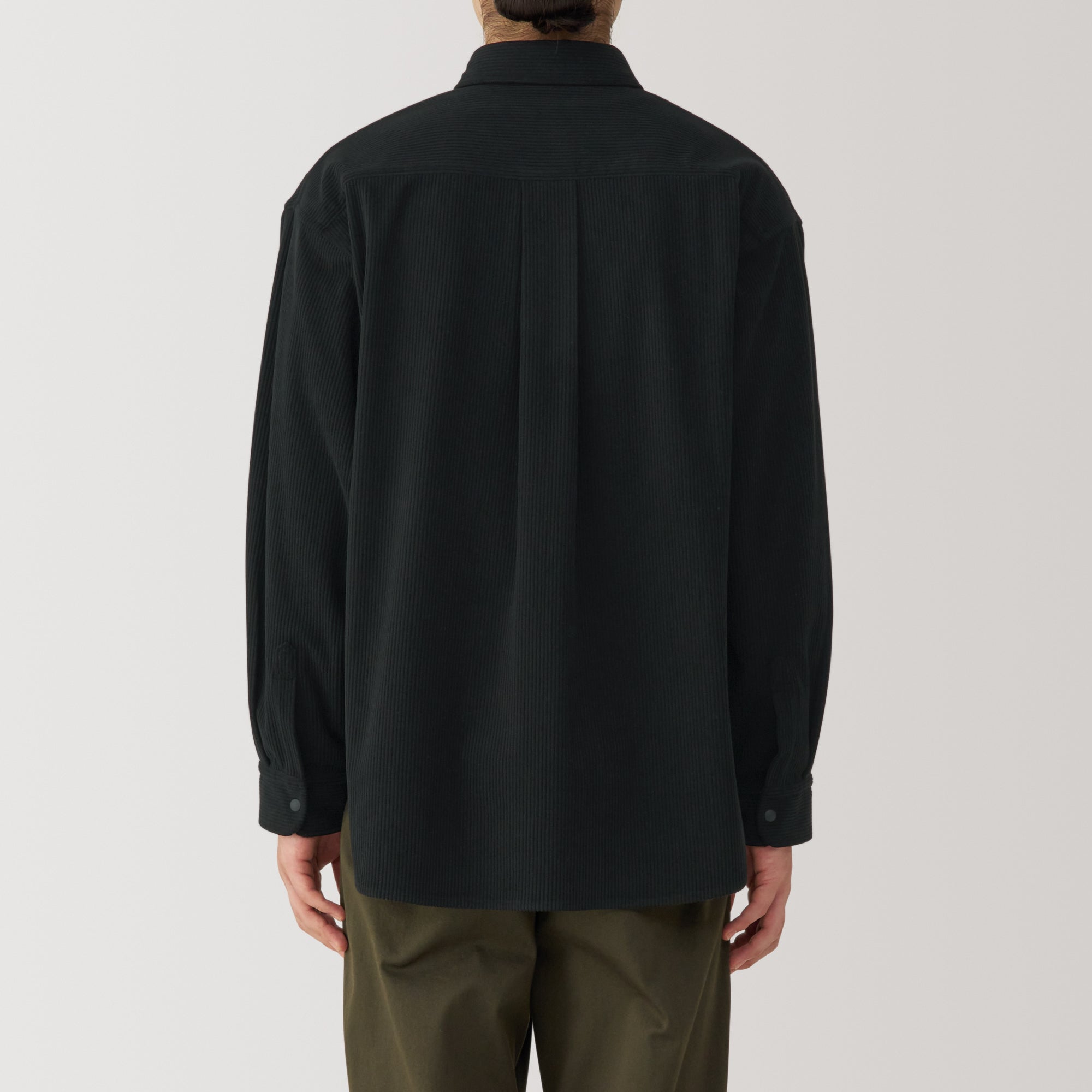 Men's Knit Corduroy Shirt Jacket