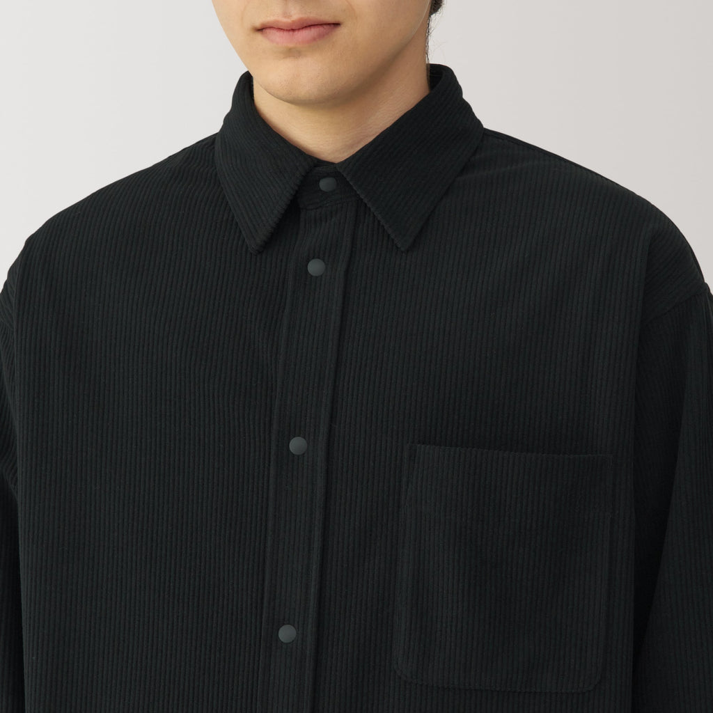 Men's Knit Corduroy Shirt Jacket