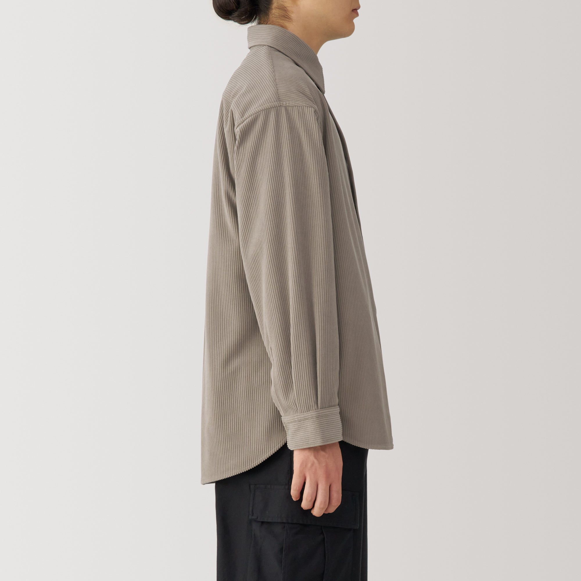 Men's Knit Corduroy Shirt Jacket