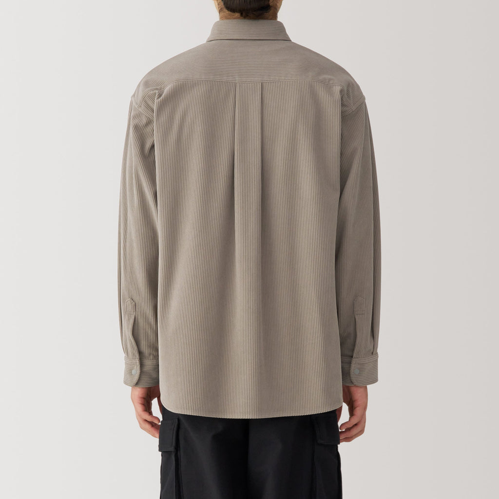 Men's Knit Corduroy Shirt Jacket